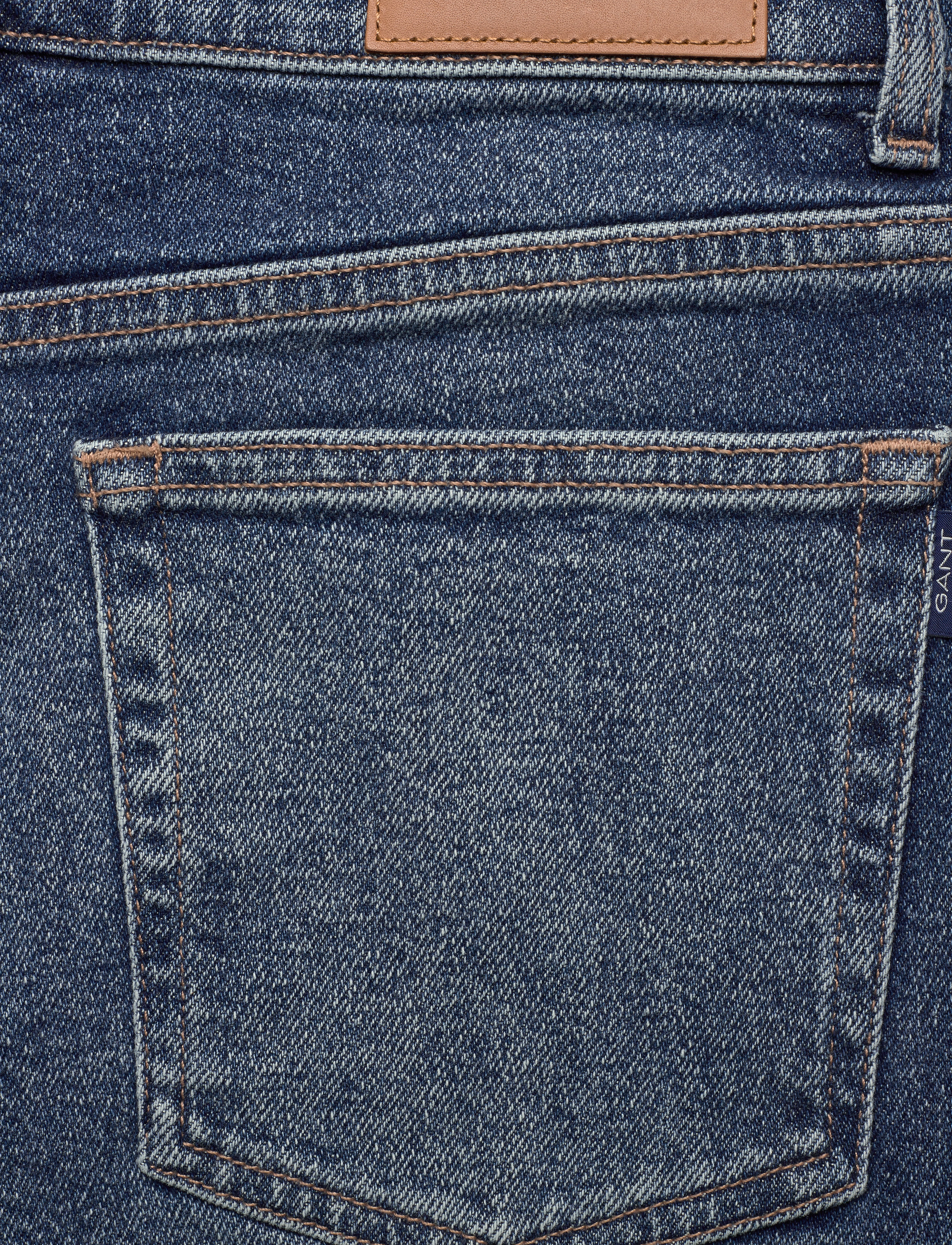 GANT - D1. CROPPED BOYFRIEND JEANS - semi light blue broken in - 4