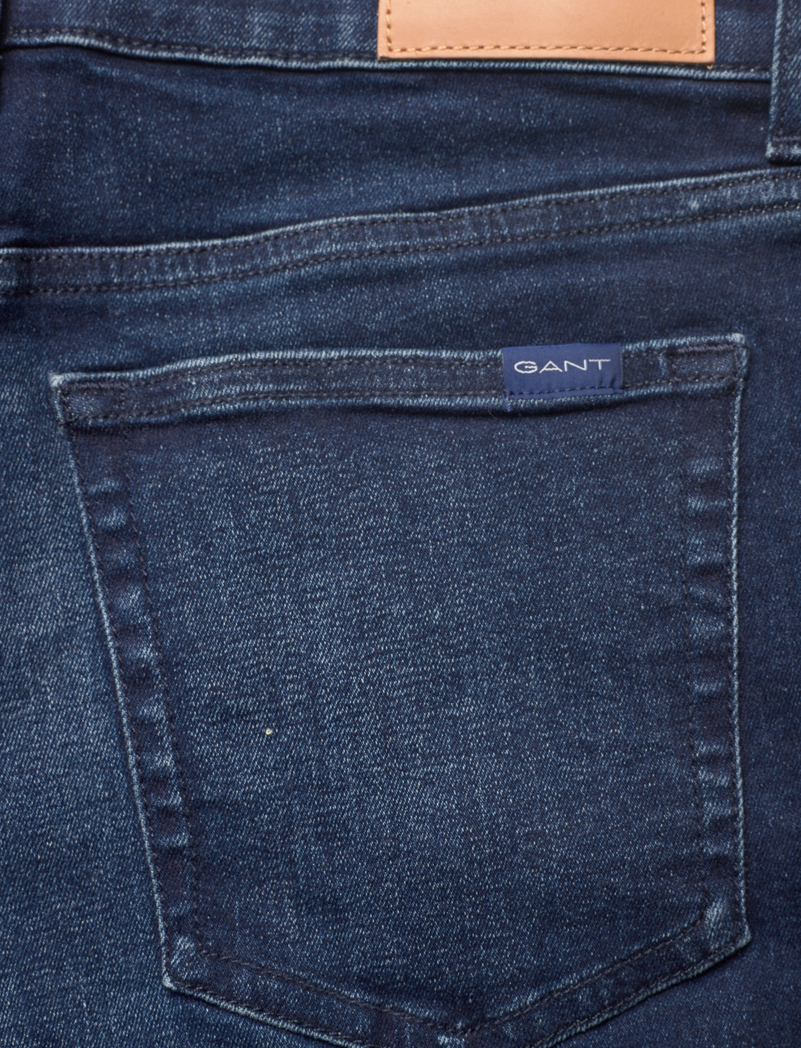 GANT - D1. FARLA CROPPED JEANS - dark blue worn in - 4