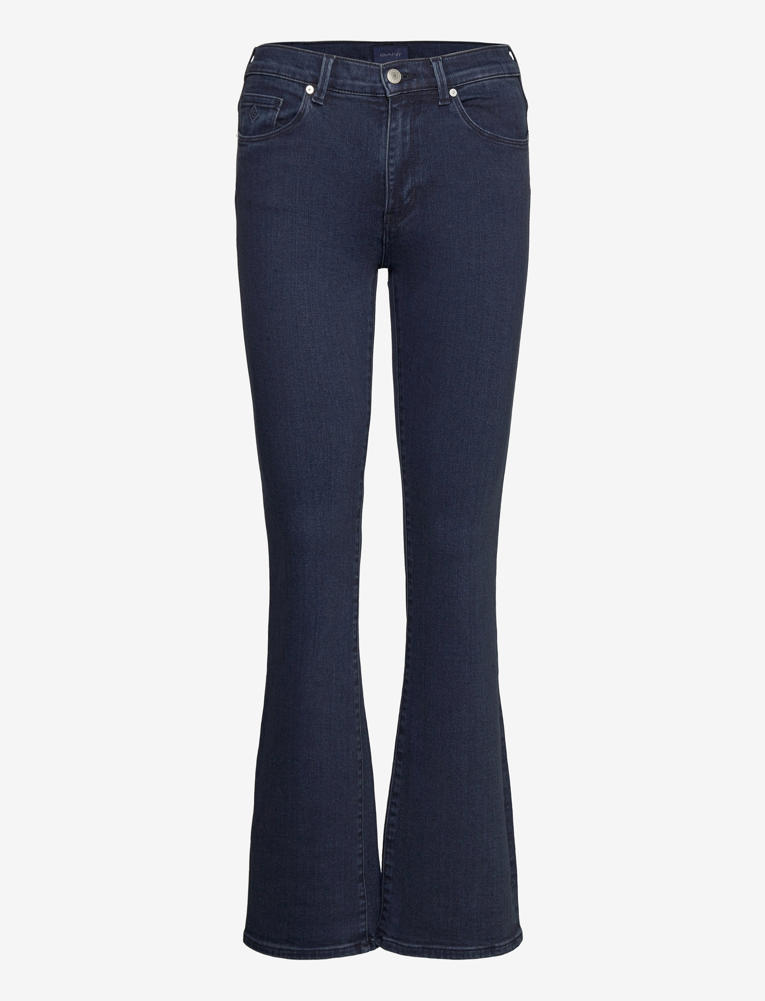 GANT - D1. SLIM BOOTCUT JEANS - dark blue broken in - 0