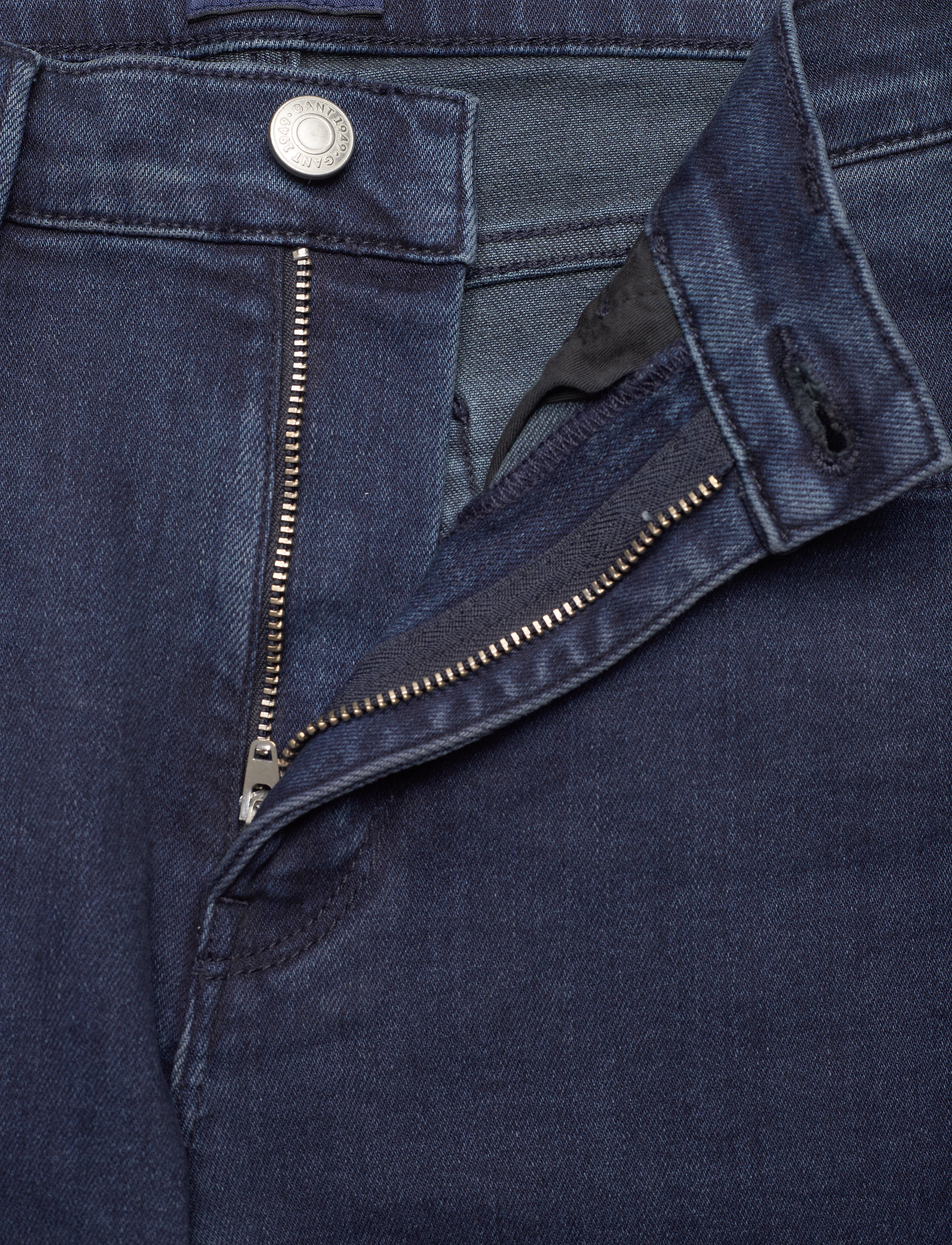 GANT - D1. SLIM BOOTCUT JEANS - dark blue broken in - 3