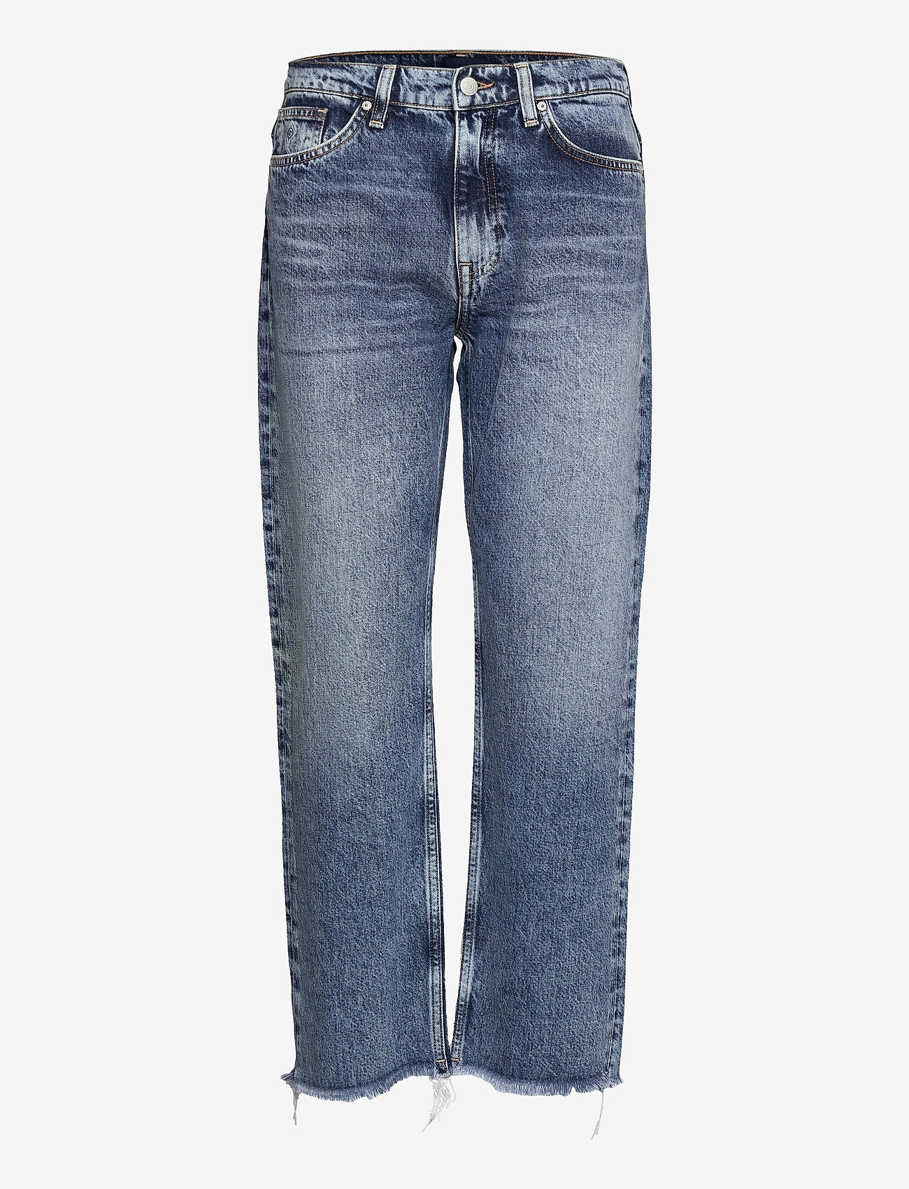 GANT - D1. CROPPED AUTHENTIC JEANS - semi light blue vintage - 0