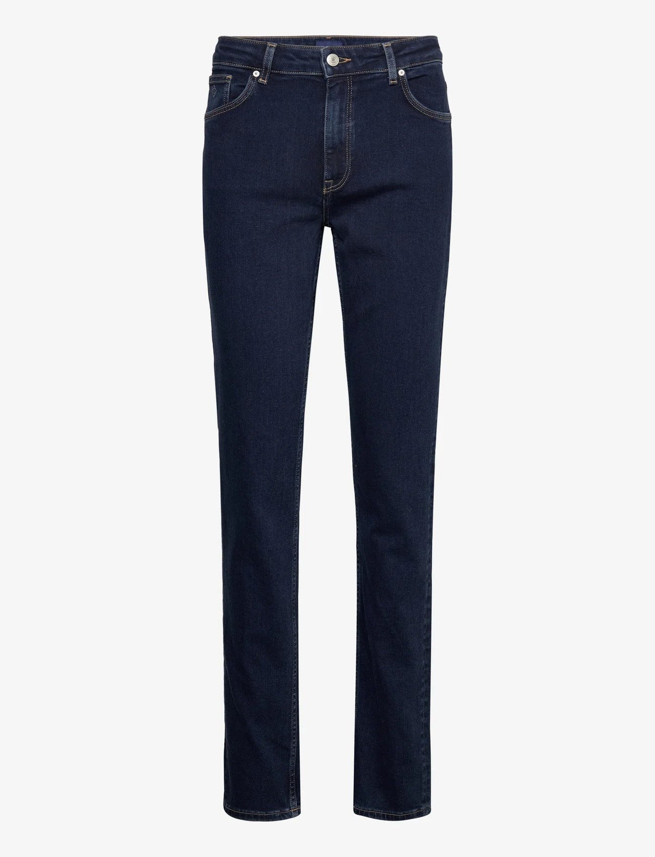 GANT - FARLA SUPER STRETCH JEANS - raka jeans - dark blue broken in - 0