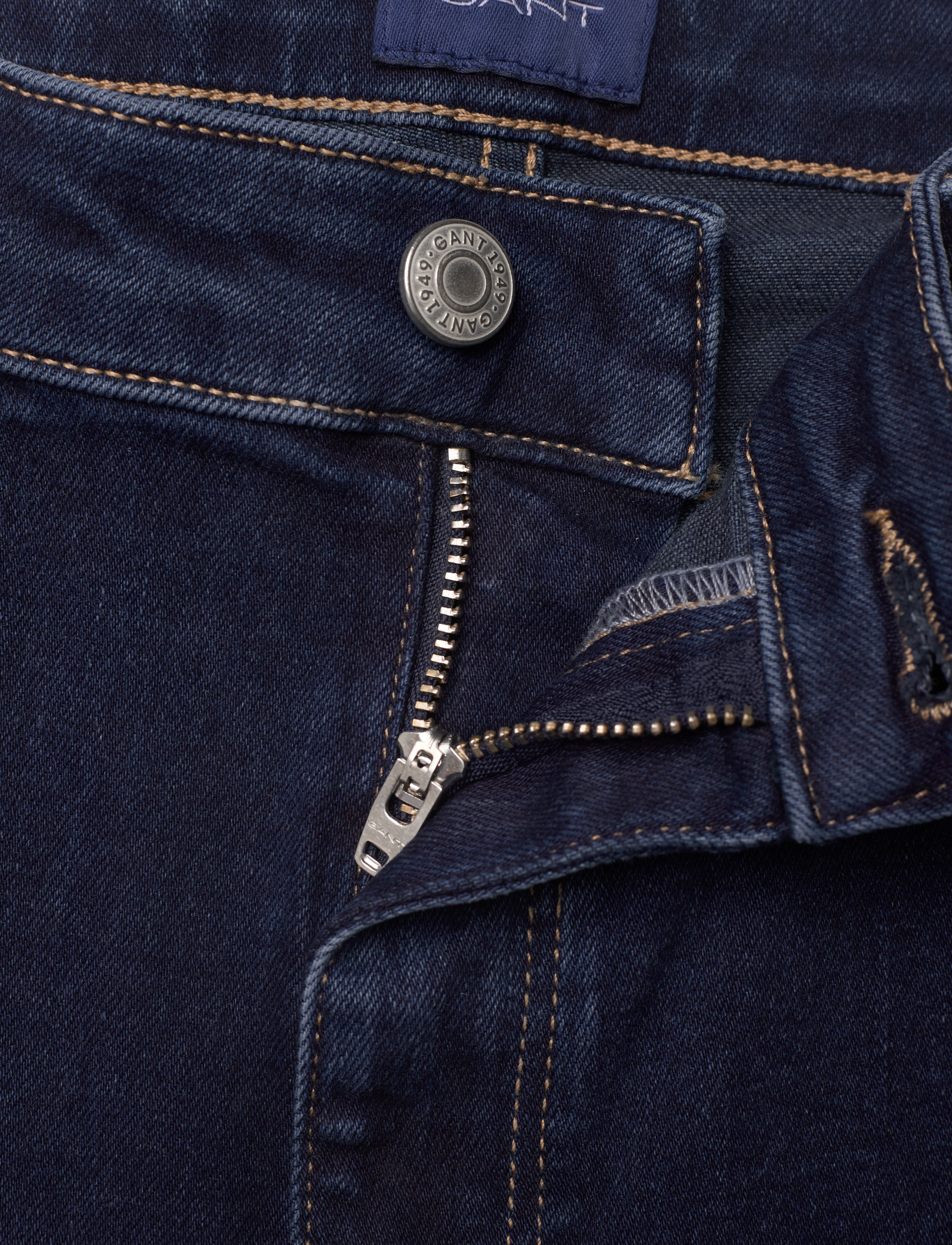 GANT - FARLA SUPER STRETCH JEANS - dark blue broken in - 2