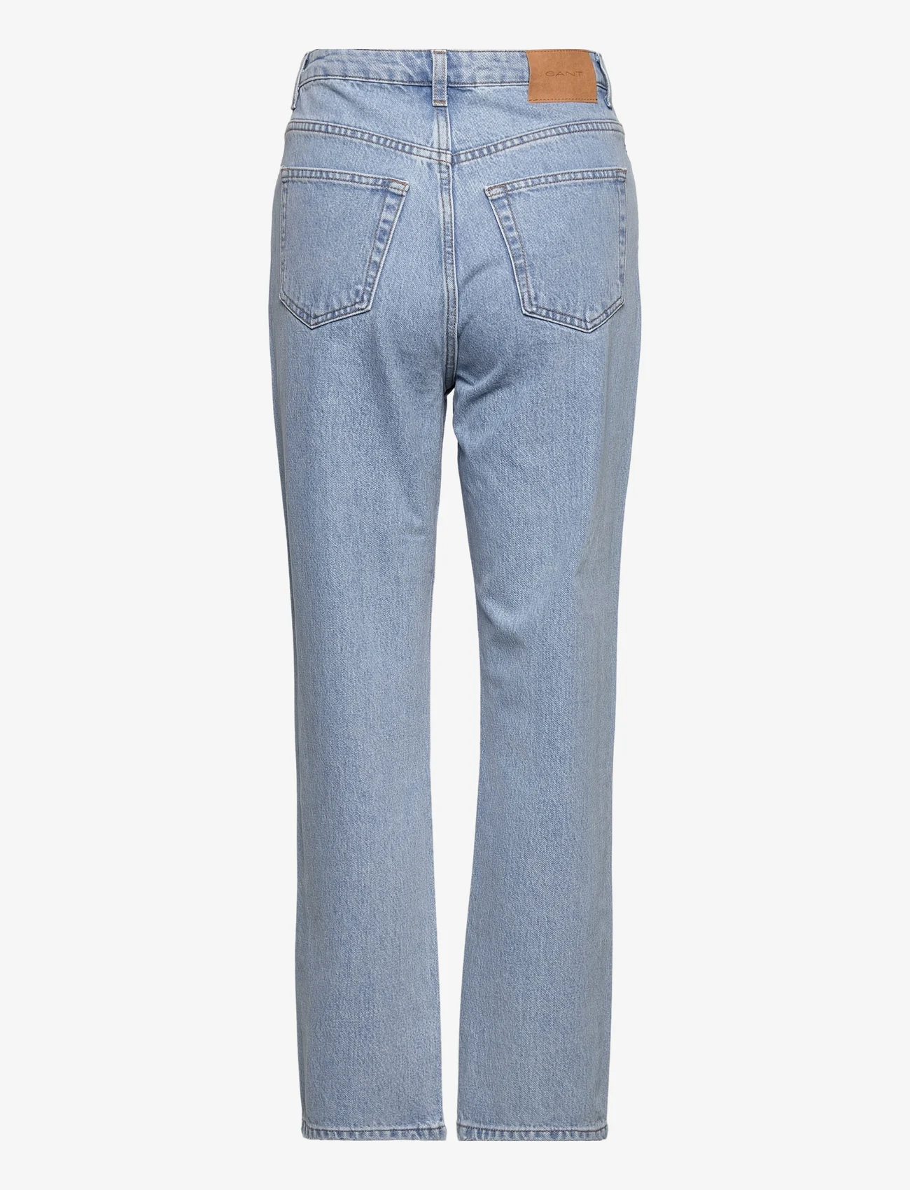 GANT - D1. STRAIGHT HW CROPPED JEANS - raka jeans - light blue vintage - 1