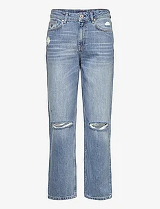 D1. CAMIE CROPPED RIPPED JEANS, GANT