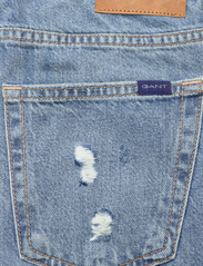 GANT - D1. CAMIE CROPPED RIPPED JEANS - light blue broken in - 4