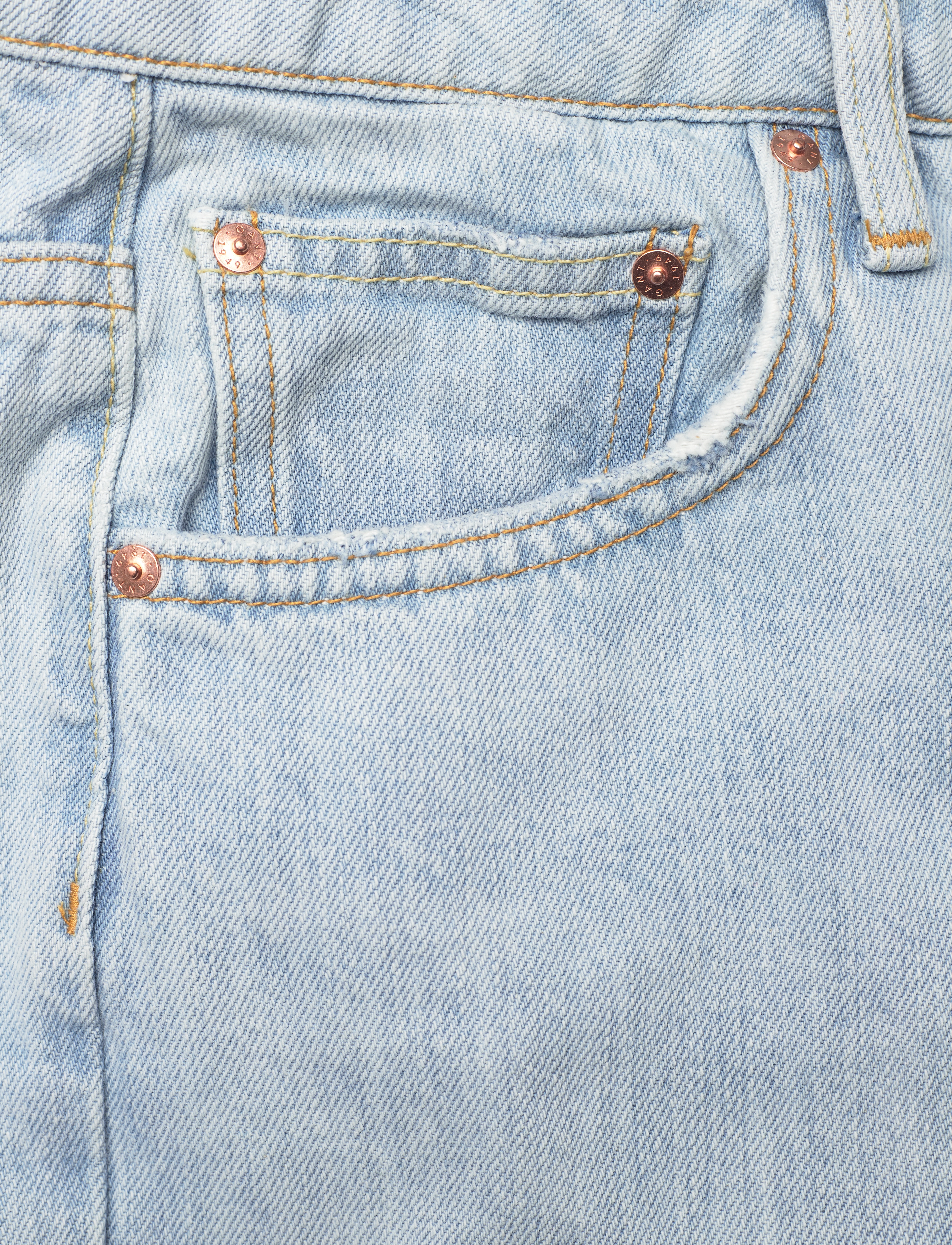 GANT - HW STRAIGHT AUTHENTIC JEANS - light blue broken in - 2