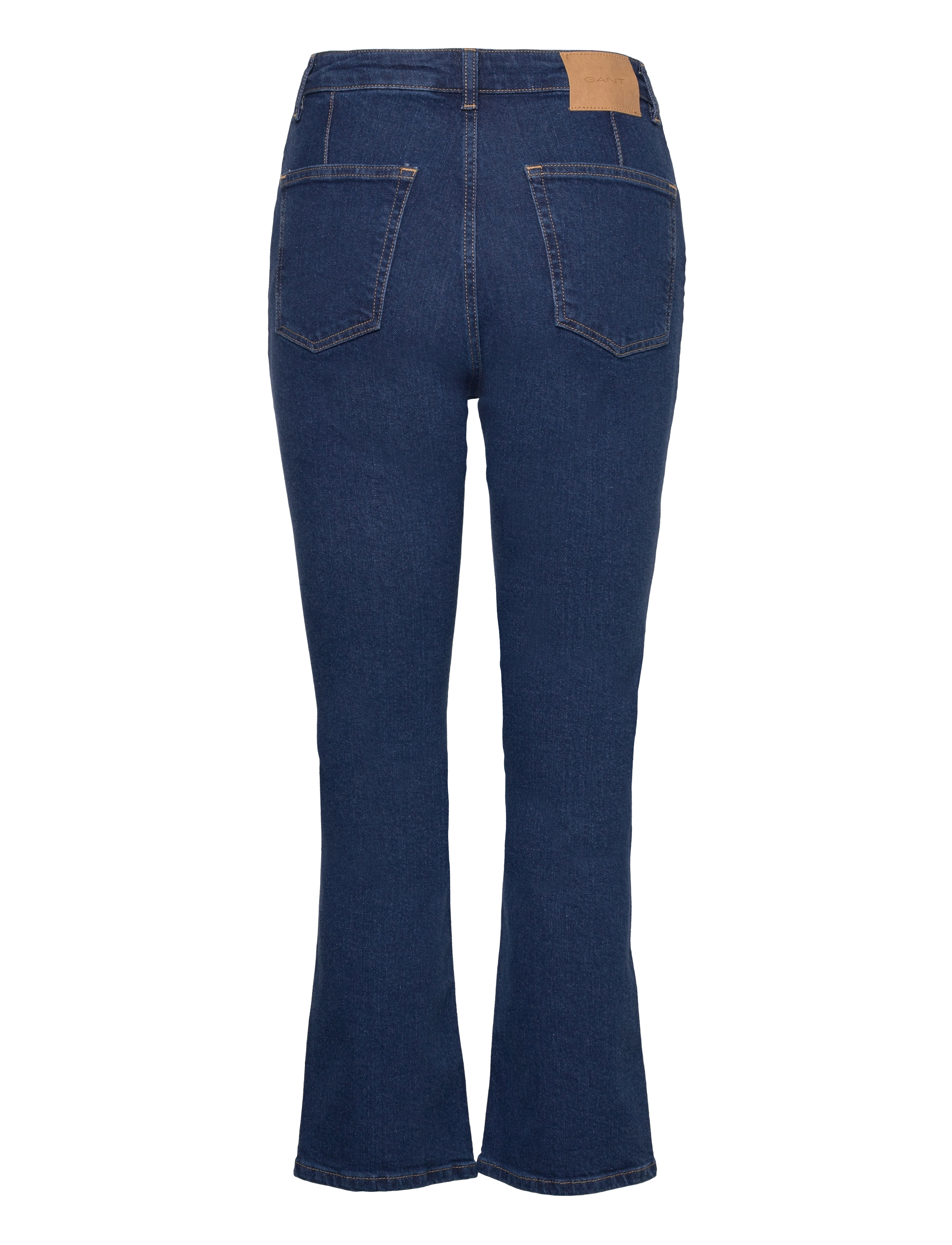 GANT - D2. CROPPED FLARE JEANS - dark blue - 1