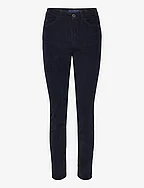 D2. FARLA CROPPED CORD JEANS - EVENING BLUE