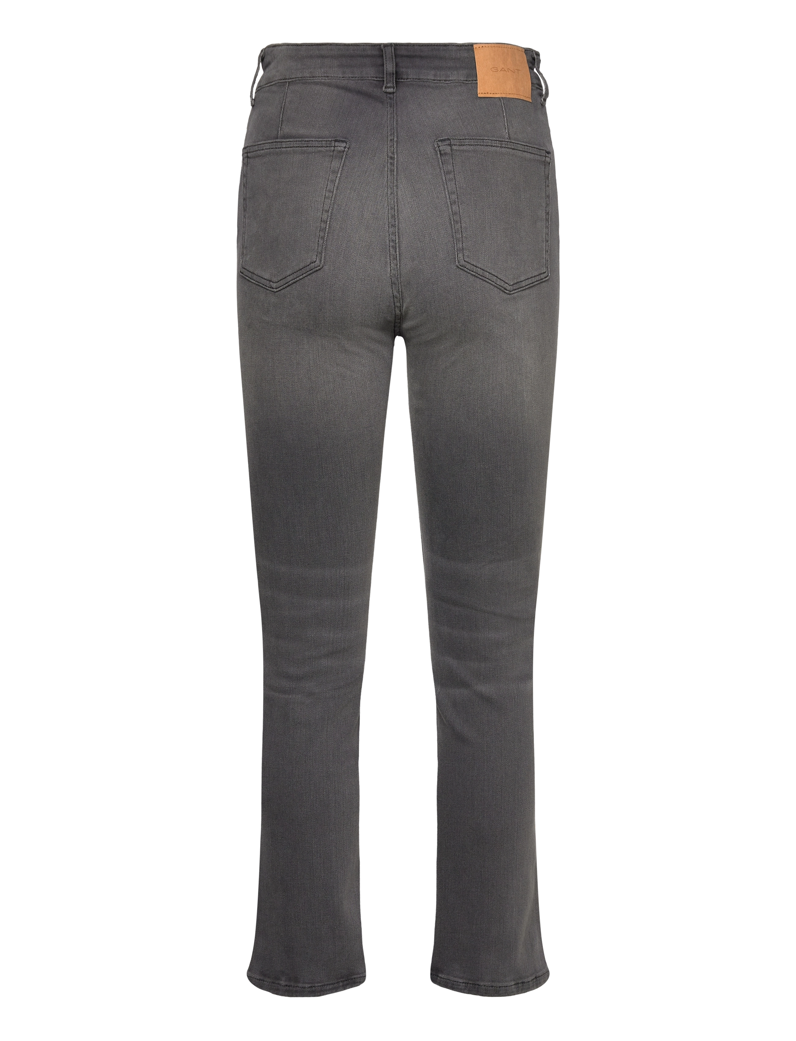 GANT - D2. CROPPED FLARE JEANS - black vintage - 1