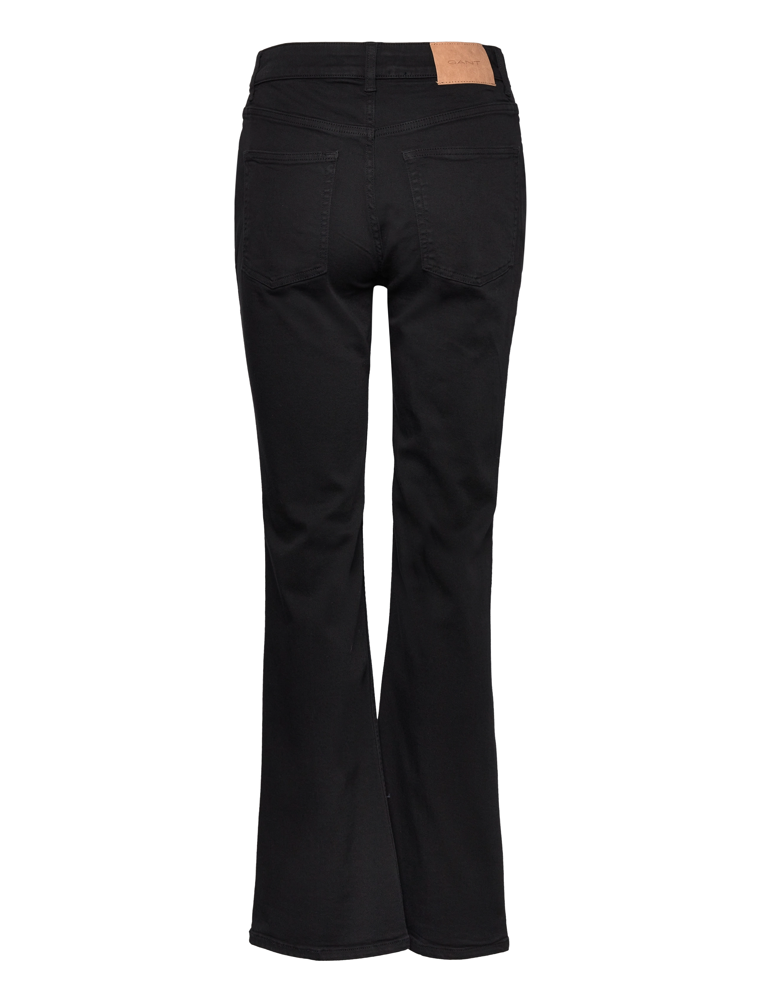 GANT - D1. FLARE COLOR JEANS - ebony black - 1