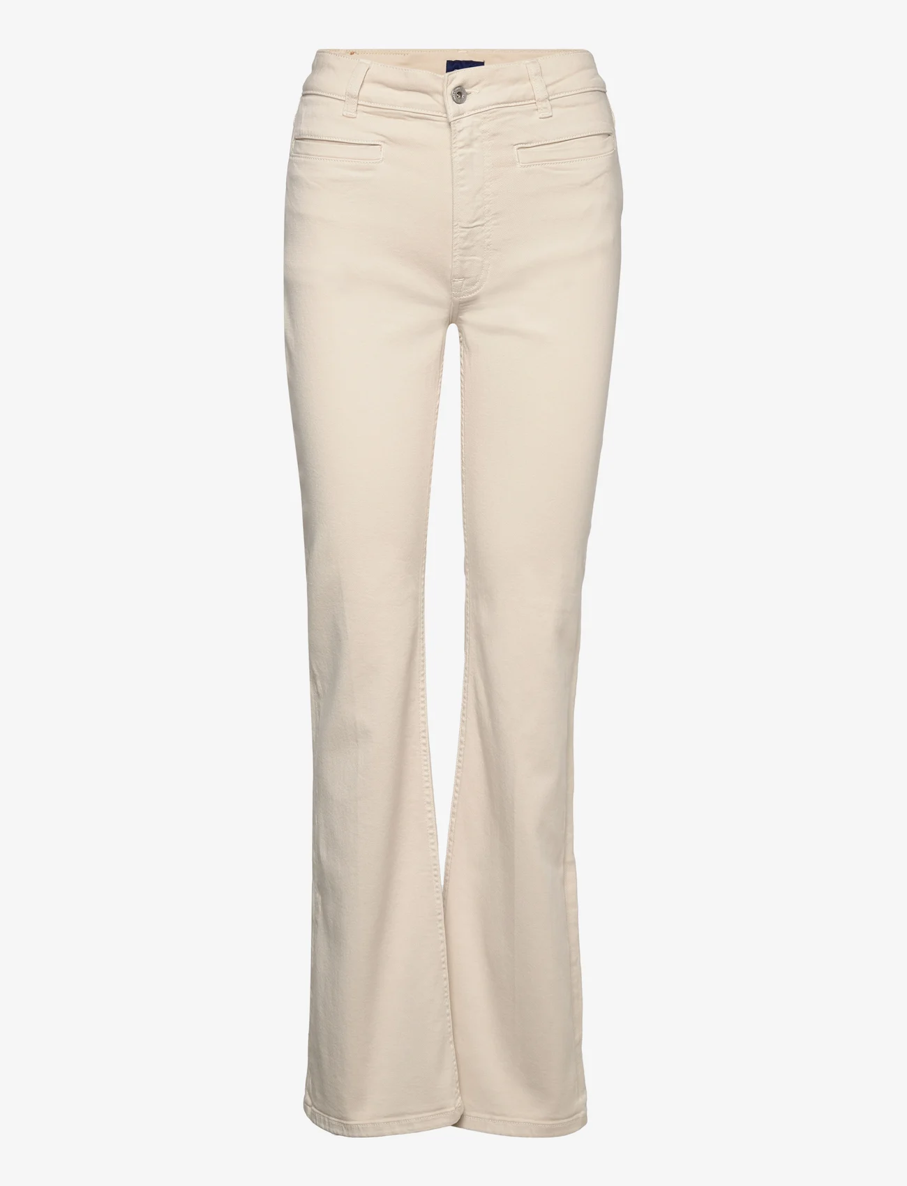 GANT - D1. FLARE COLOR JEANS - putty - 0