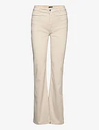 D1. FLARE COLOR JEANS - PUTTY
