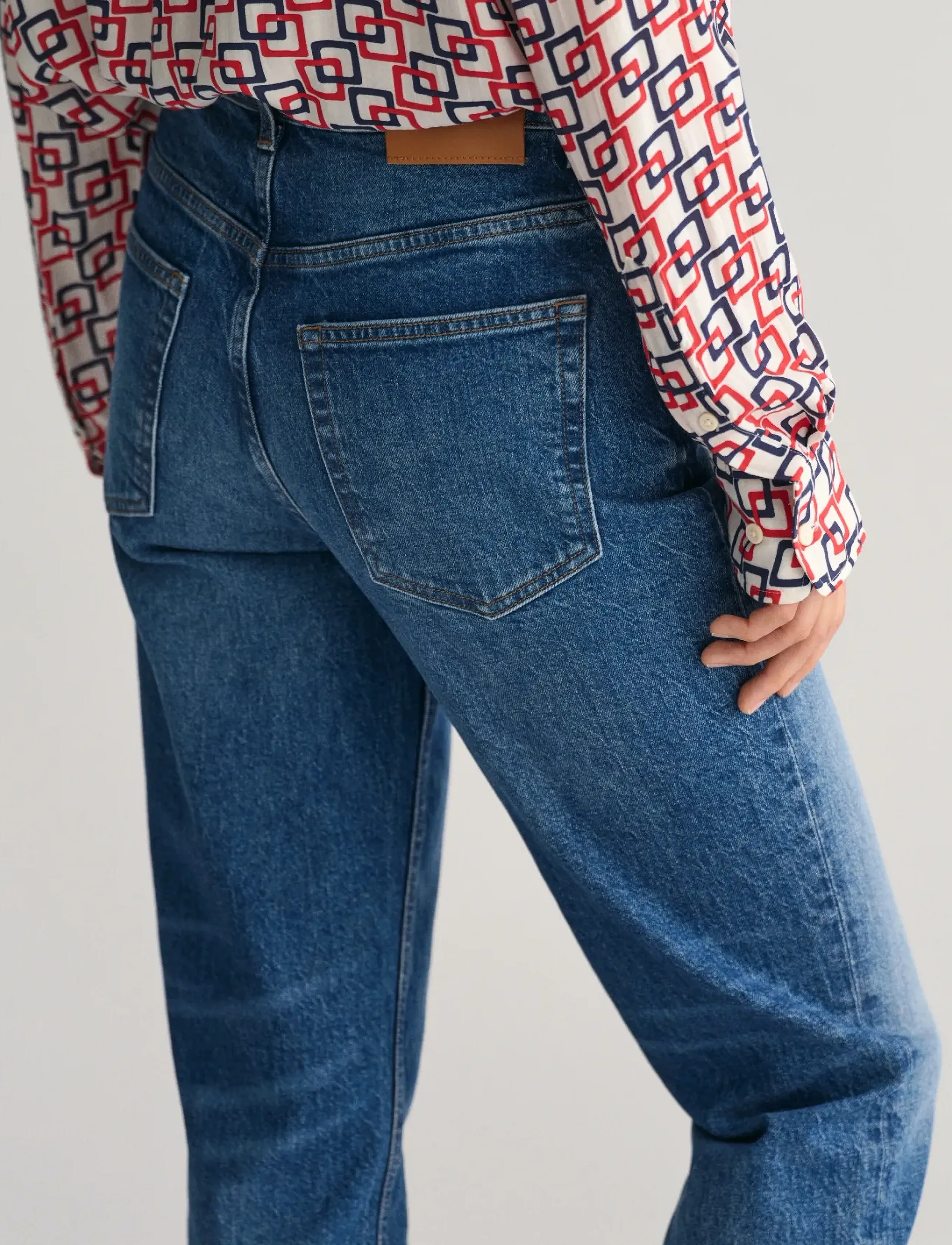 Gant Straight Cropped Jeans dam – bild 7