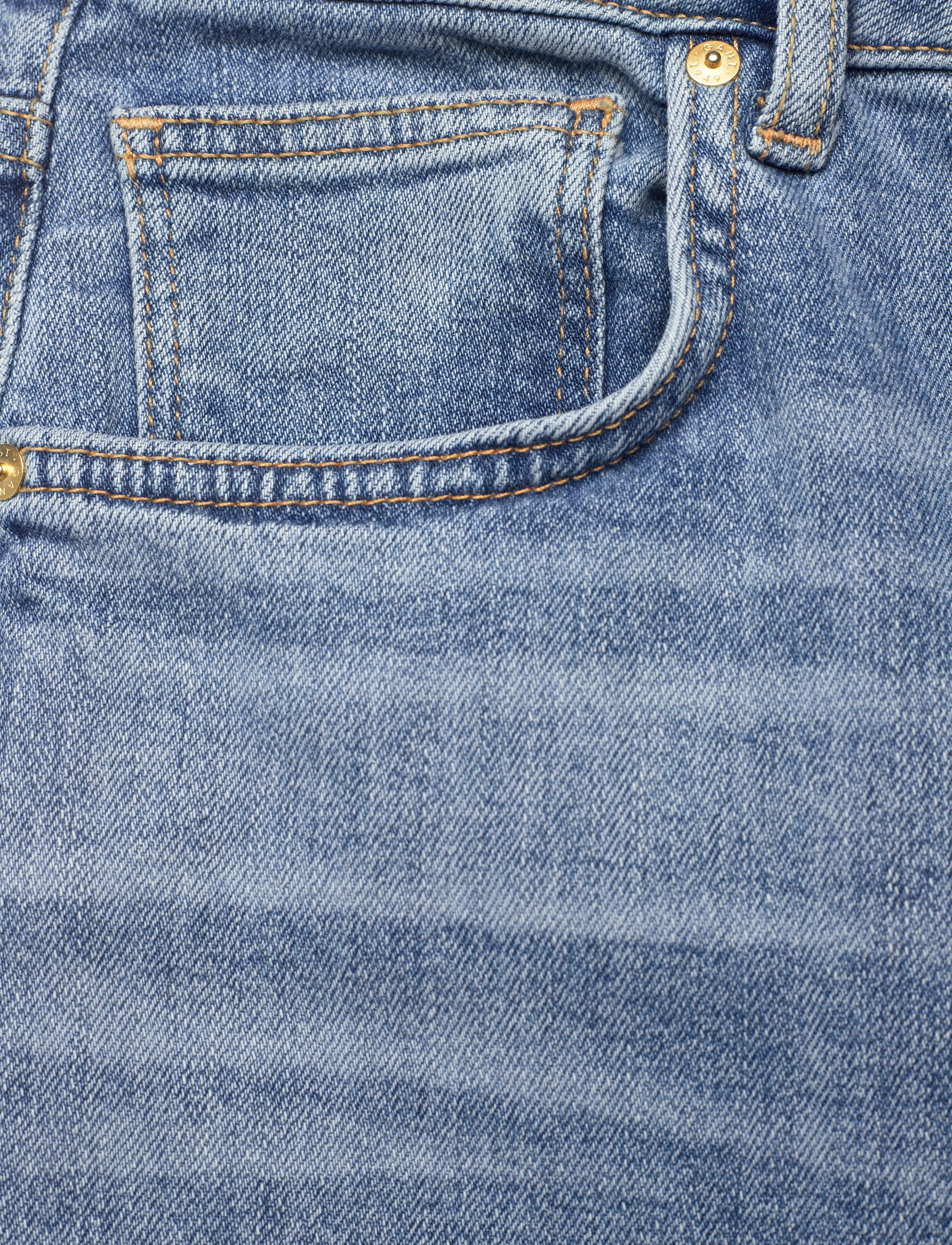 GANT - FLARE JEANS - semi light blue worn in - 2