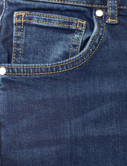 GANT - CROPPED SLIM JEANS - džinsa bikses ar tievām starām - dark blue broken in - 2