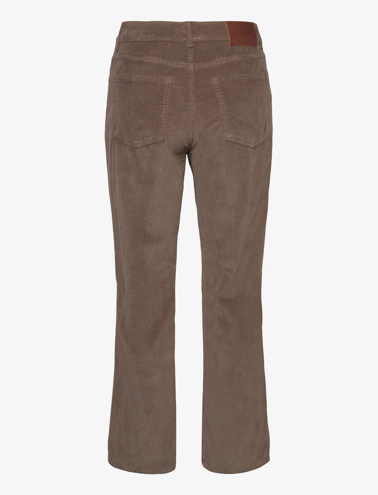 GANT - CORD CROPPED FLARE JEANS - džinsa bikses ar zvanveida starām - desert brown - 1
