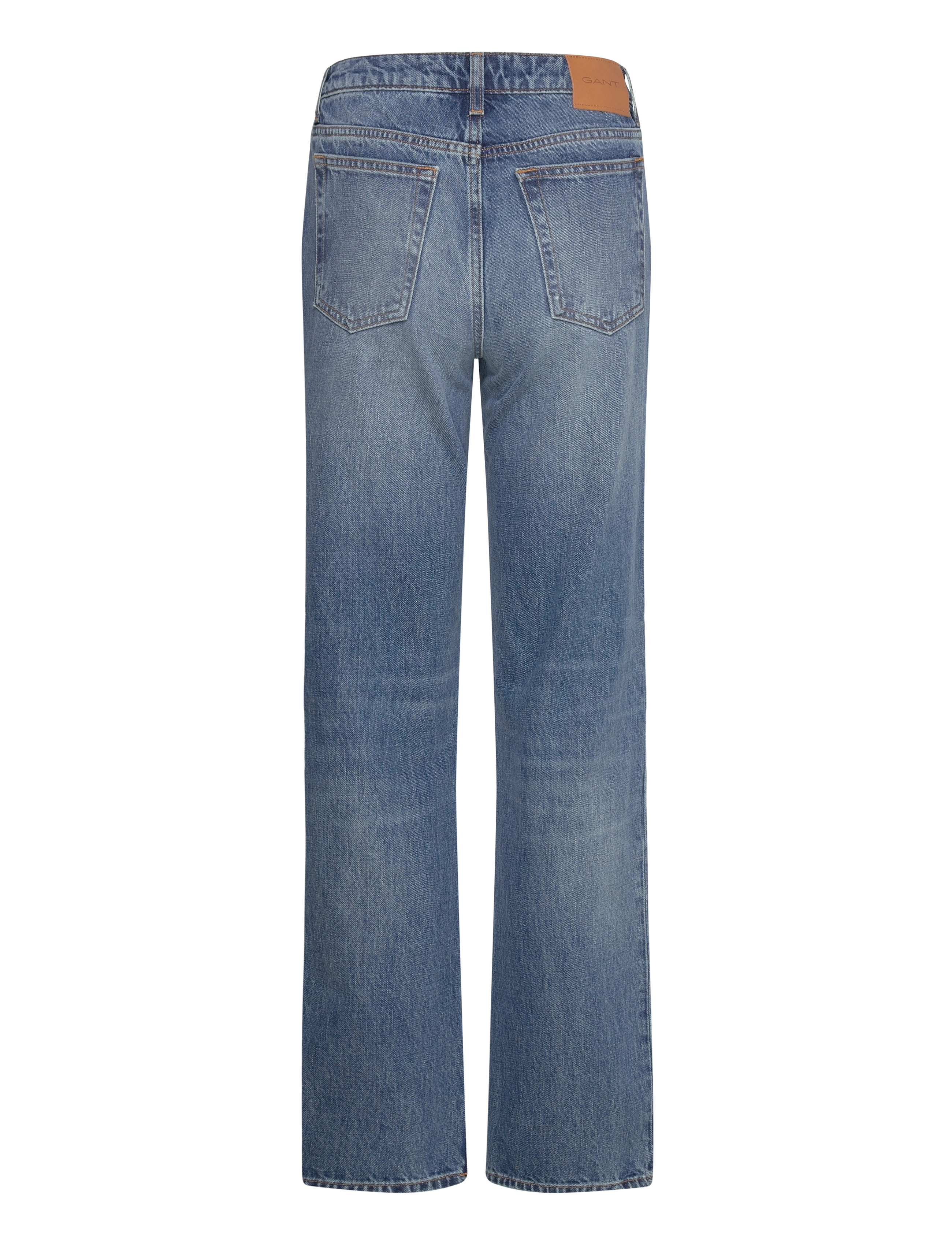 GANT - STRAIGHT RIGID JEANS - mid blue vintage - 2