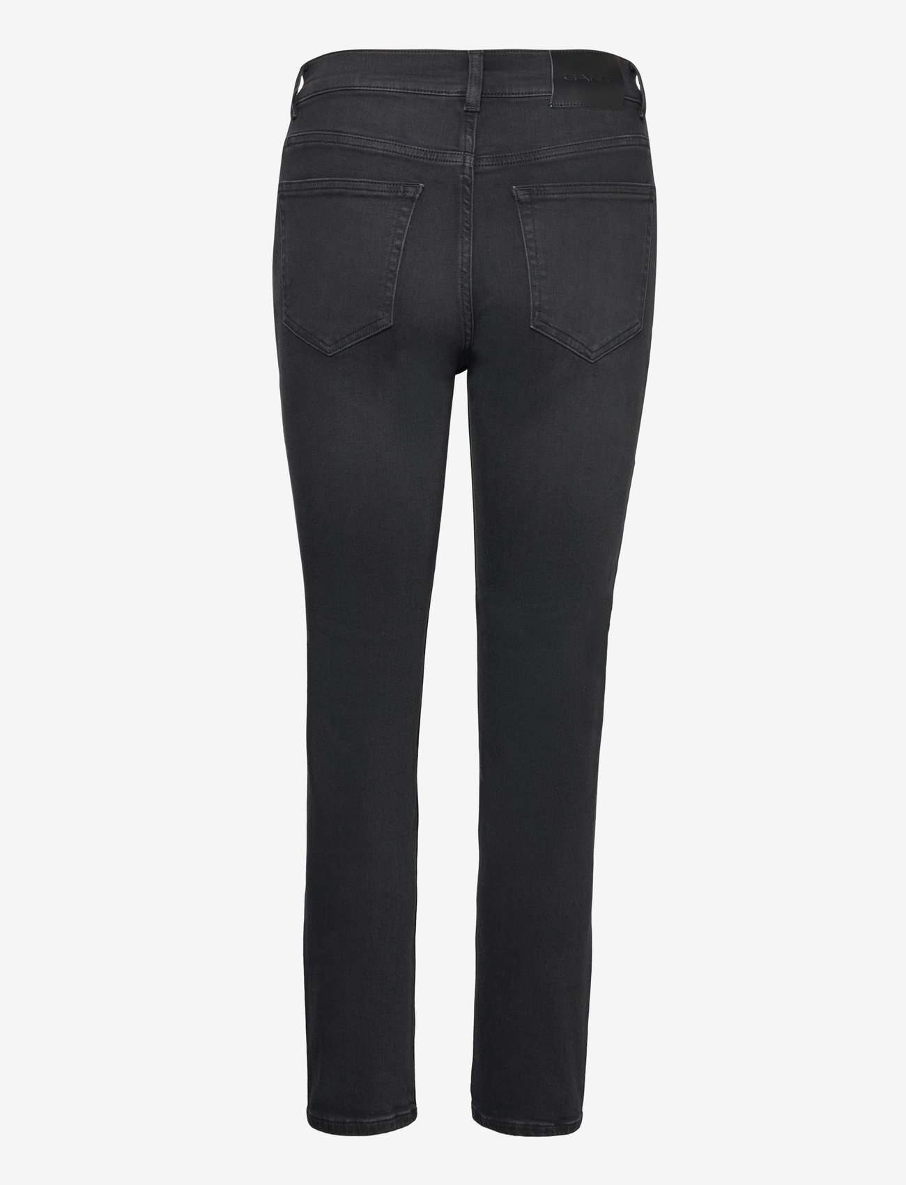 GANT - CROPPED SLIM STRETCH JEANS - slim jeans - black worn in - 2