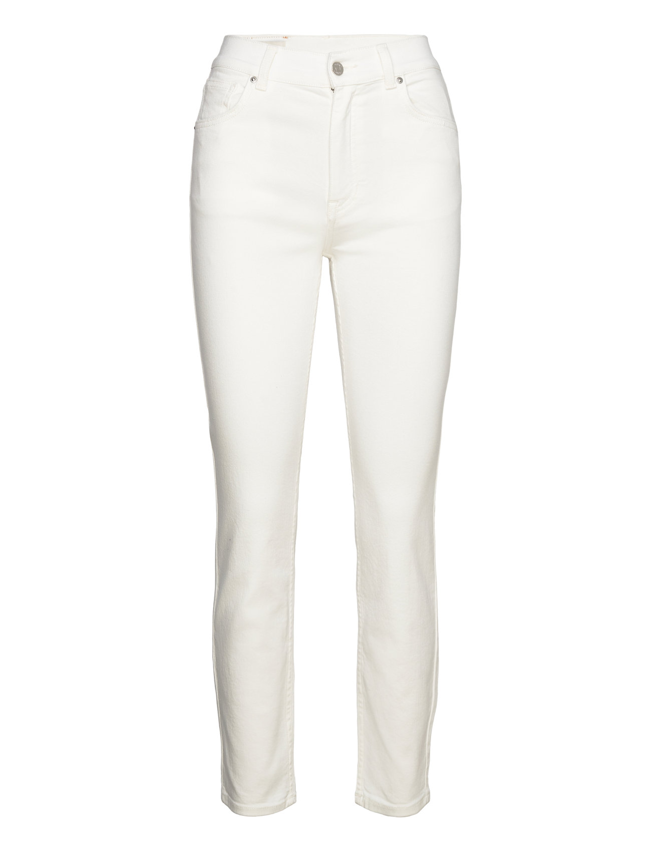 Gant - SLIM CROPPED WHITE JEANS - straight jeans - eggshell - 1