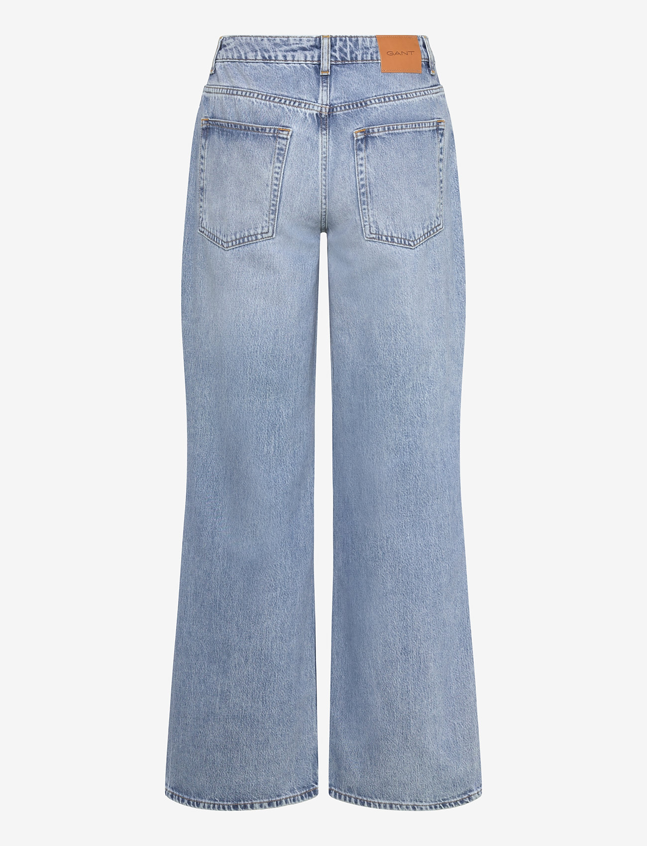GANT - REL STRAIGHT JEANS - proste dżinsy - semi light blue broken in - 2
