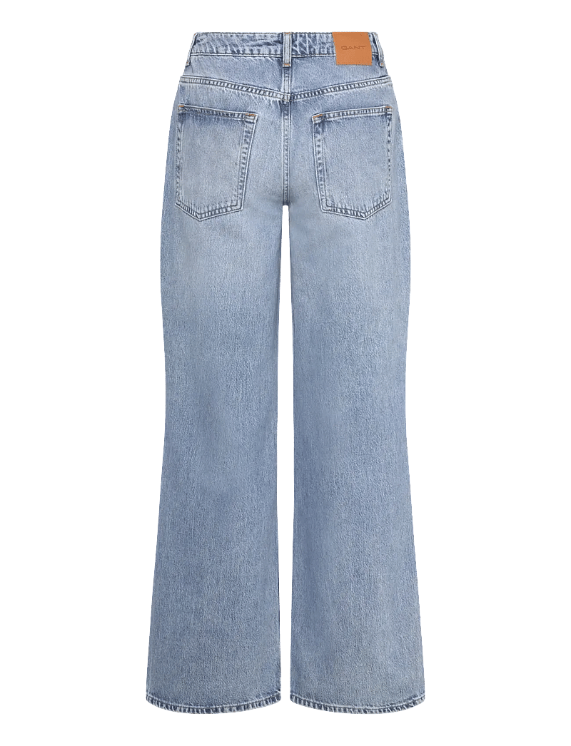 GANT - REL STRAIGHT JEANS - sirge säärega teksad - semi light blue broken in - 1