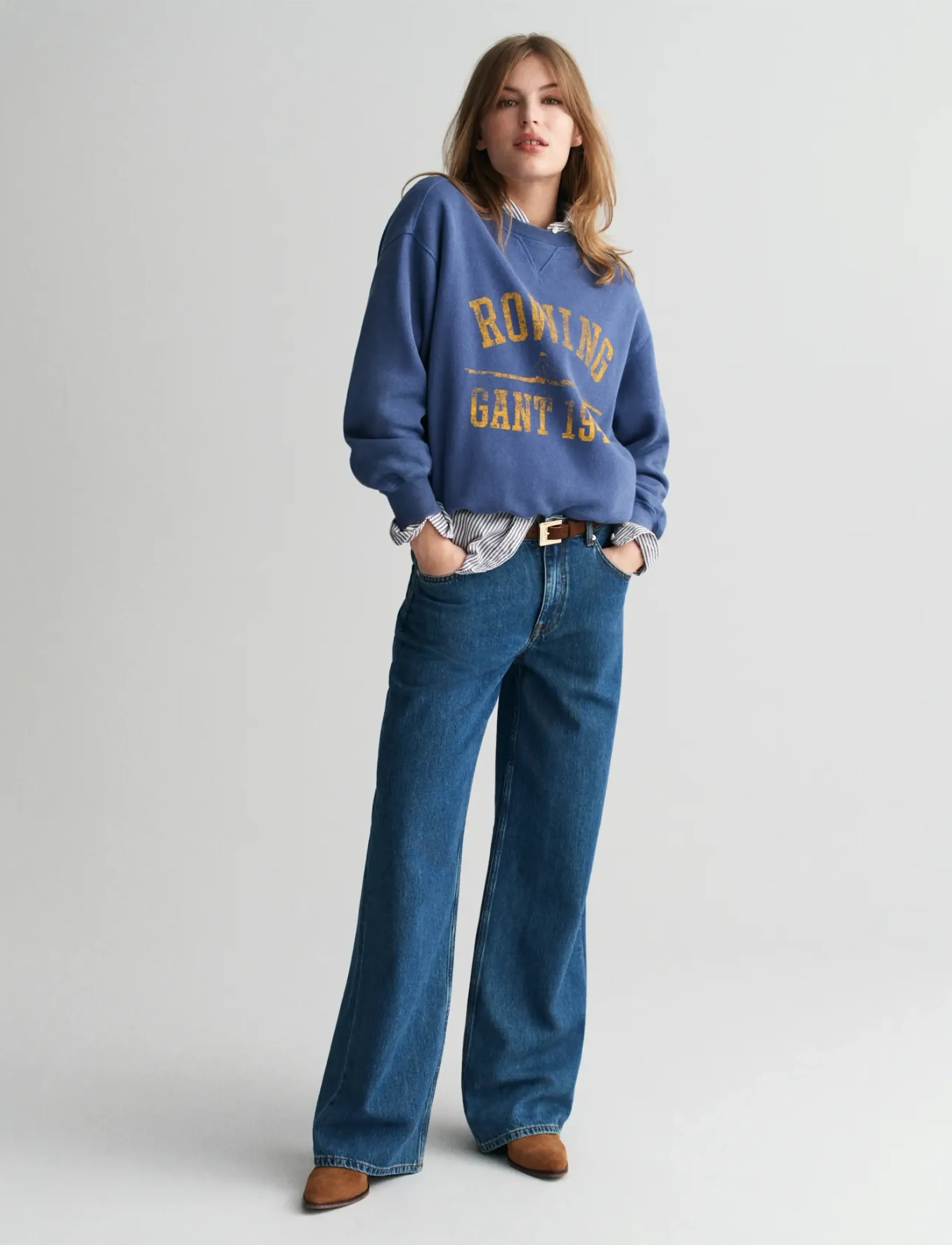 Gant - REL STRAIGHT JEANS - indigo - 5