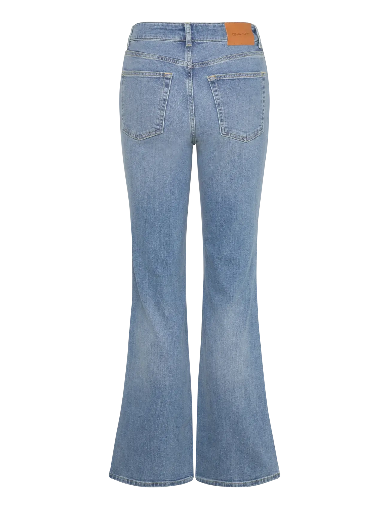 Gant - SLIM FLARE JEANS - flared jeans - semi light blue broken in - 2