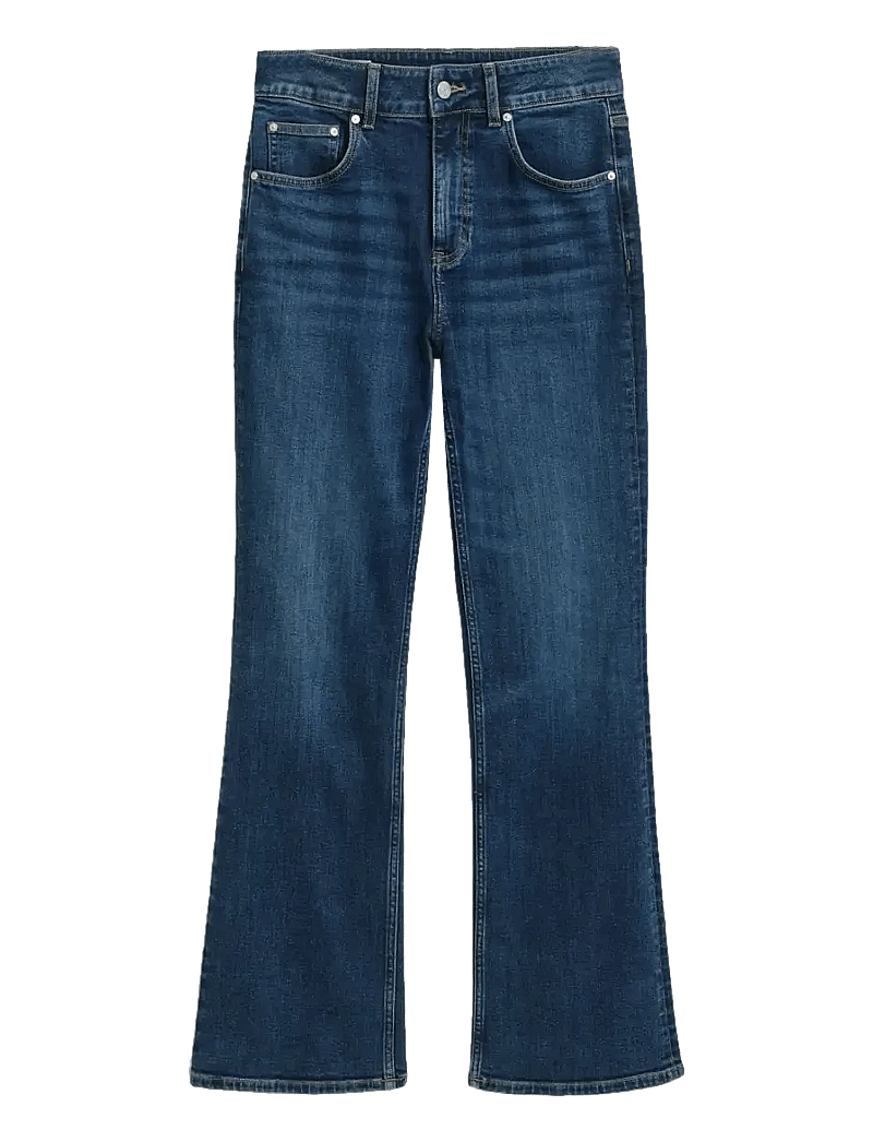 GANT - SLIM FLARE JEANS - bootcut jeans - dark blue vintage - 1