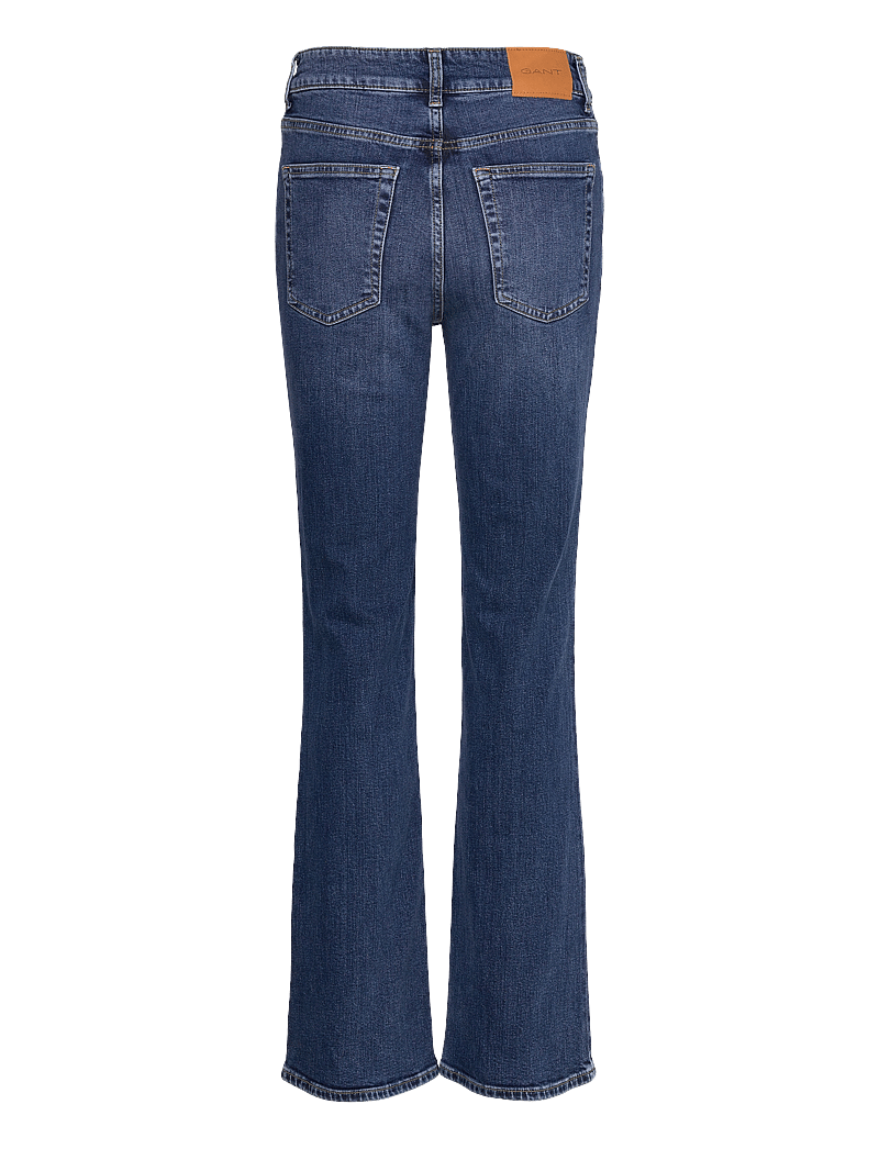 GANT - SLIM FLARE JEANS - bootcut jeans - dark blue vintage - 2