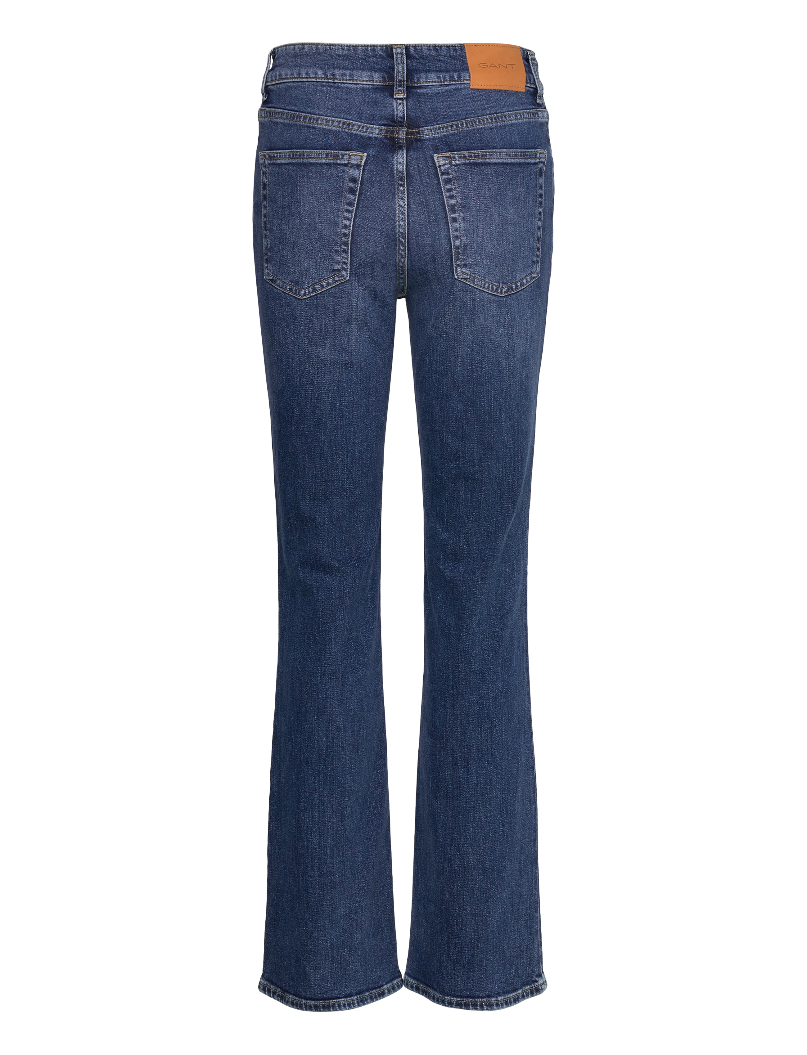 Gant - SLIM FLARE JEANS - alt eriti laia säärega teksad - dark blue vintage - 2