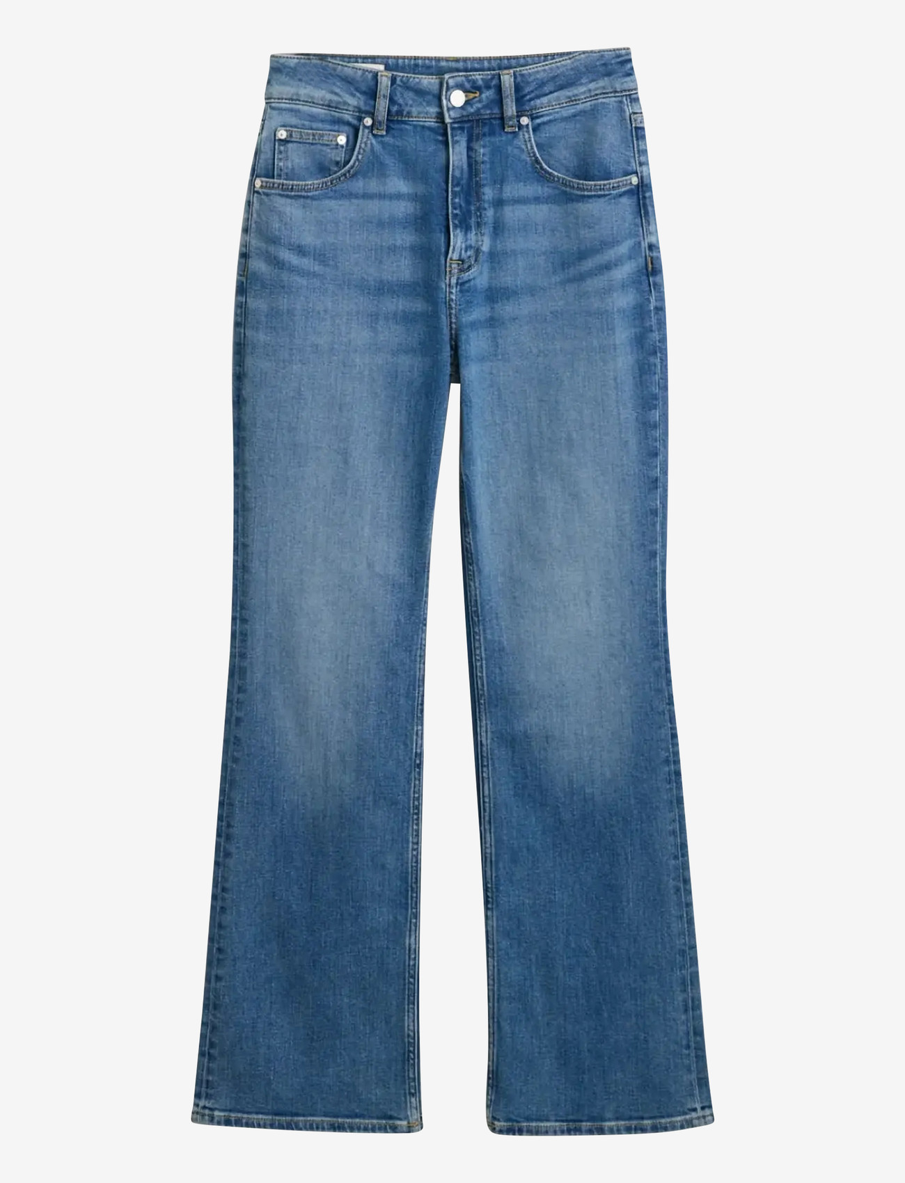 GANT - SLIM FLARE JEANS - schlaghosen - mid blue archive - 1