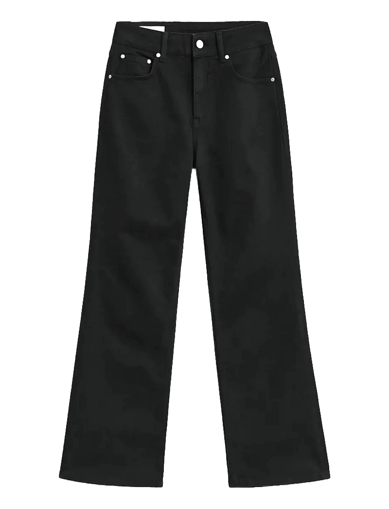 GANT - SLIM FLARE STRETCH JEANS - flared jeans - black - 1