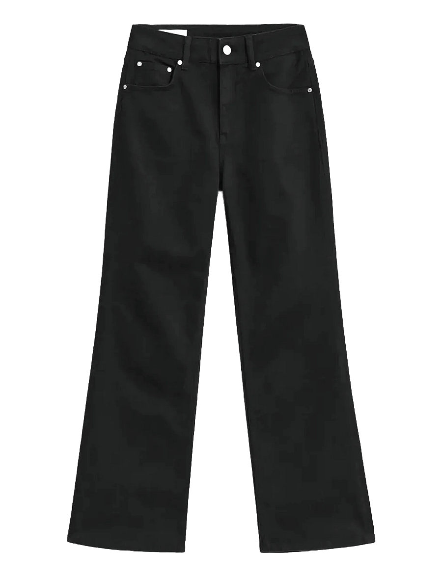 Gant - SLIM FLARE STRETCH JEANS - flared jeans - black - 1