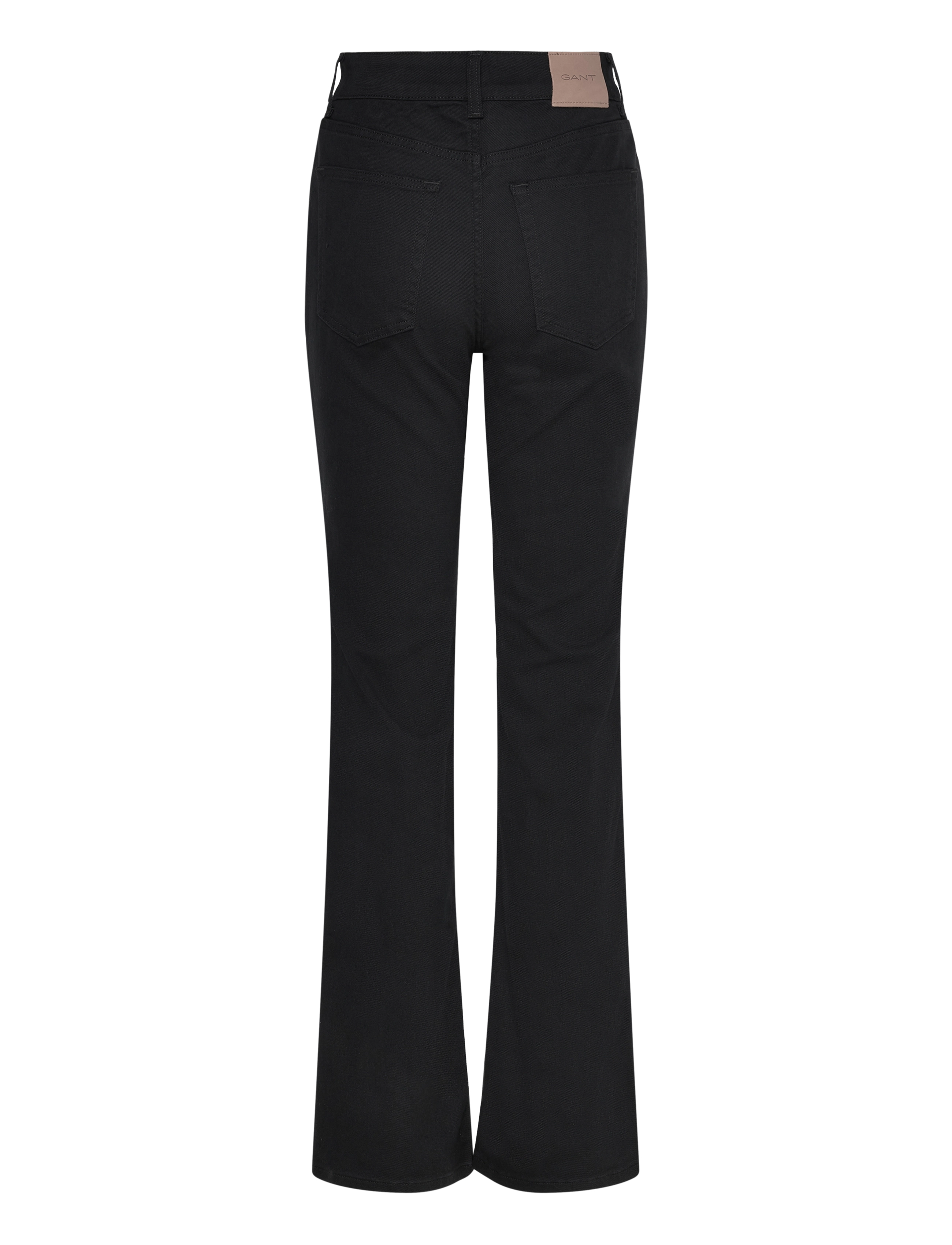 Gant - SLIM FLARE STRETCH JEANS - flared jeans - black - 2