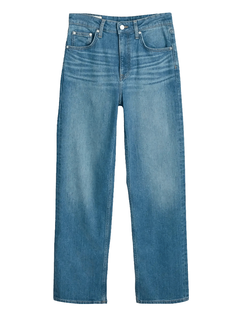 GANT - CROPPED STRAIGHT JEANS - straight jeans - dark blue vintage - 1