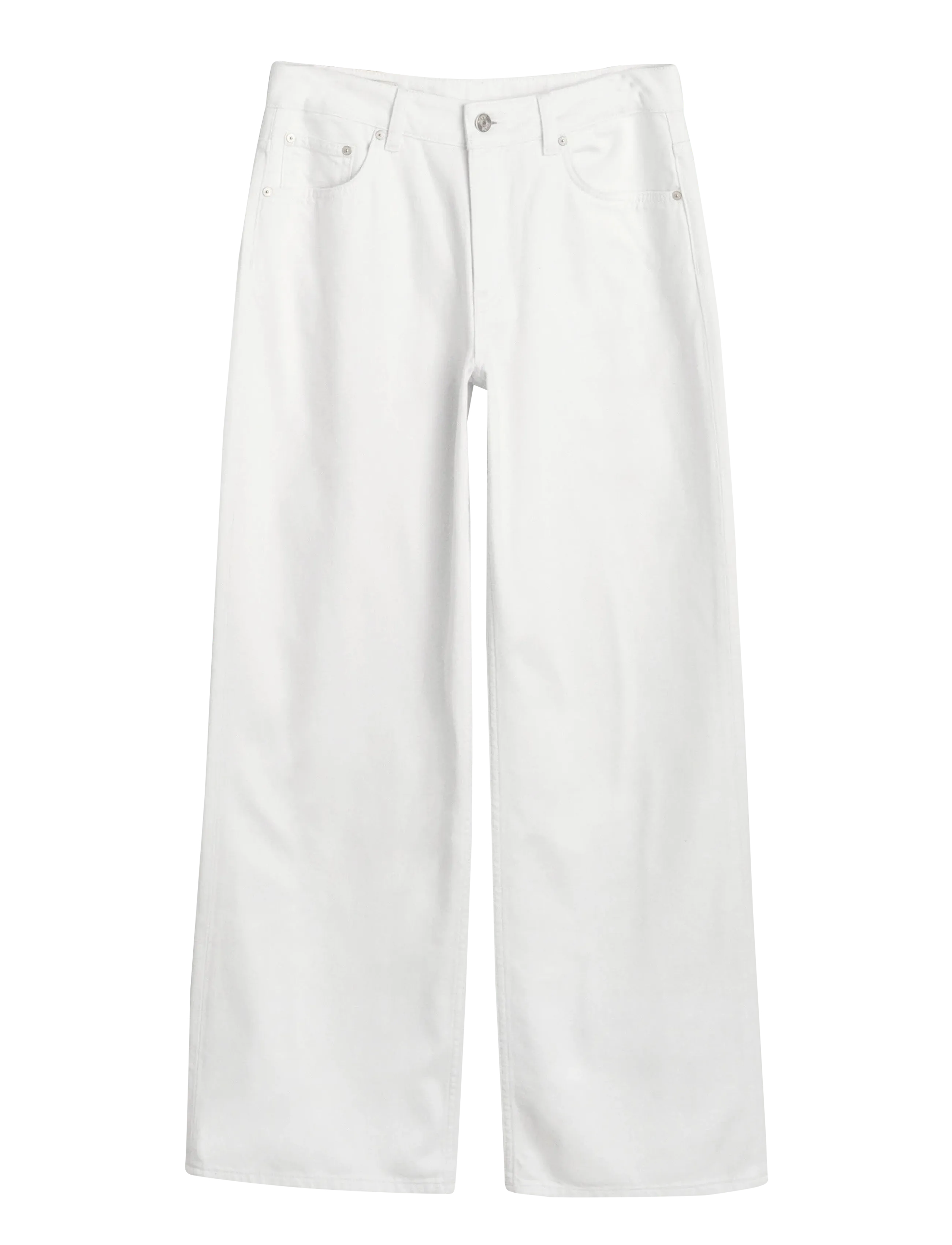 REL STRAIGHT WHITE JEANS - EGGSHELL