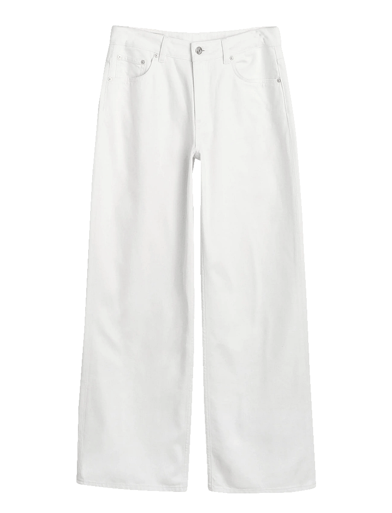 GANT - REL STRAIGHT WHITE JEANS - wide leg jeans - eggshell - 1
