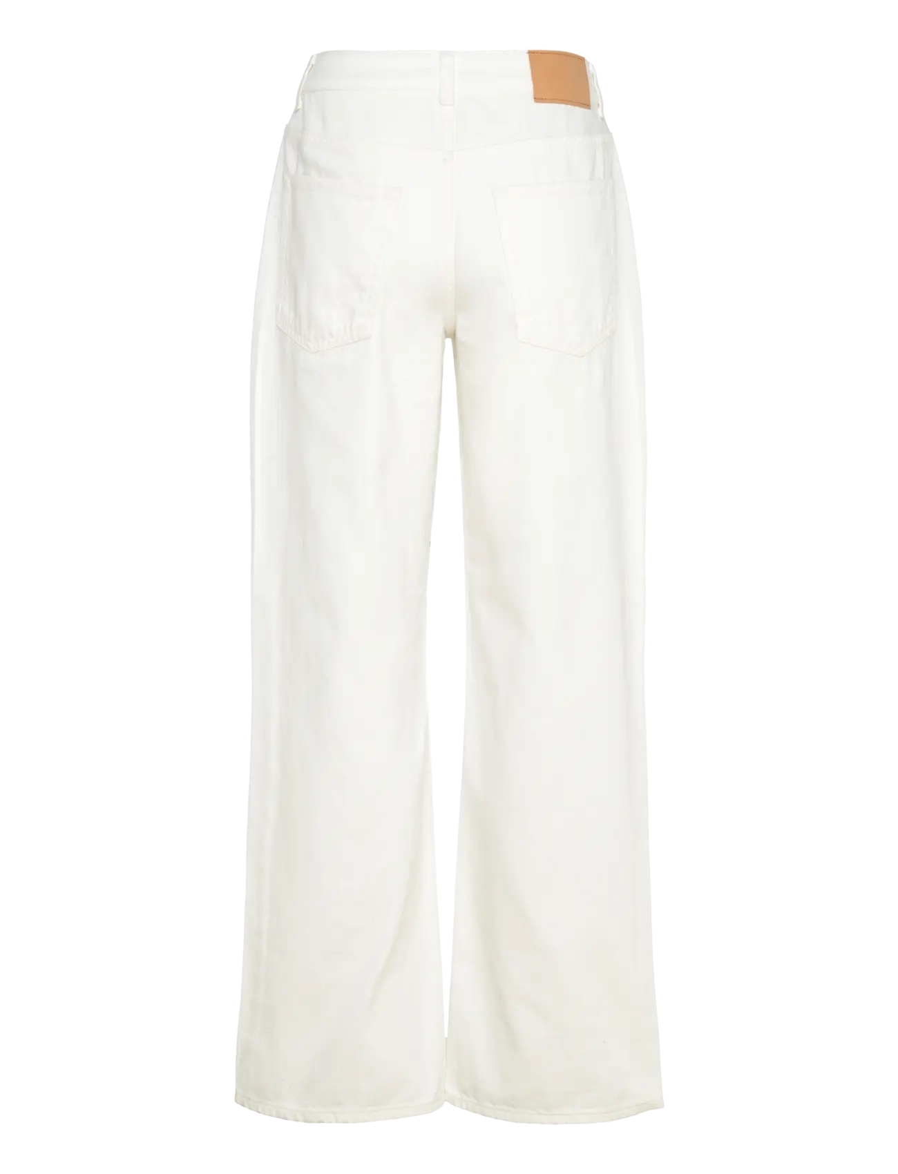 Gant - REL STRAIGHT WHITE JEANS - pantalons larges - eggshell - 2