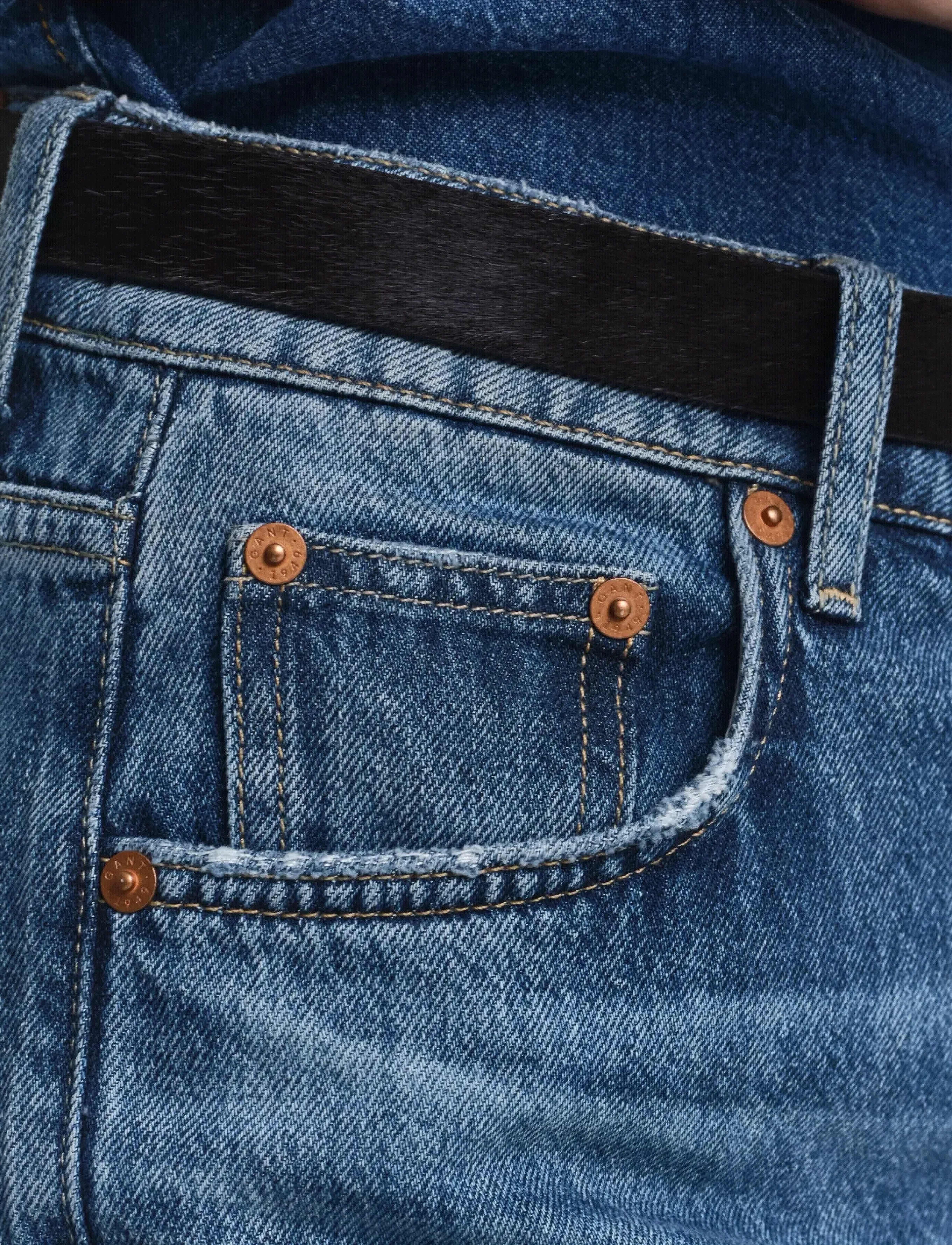 Gant - RELAXED JEANS - raka jeans - mid blue broken in - 3