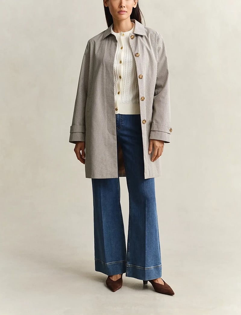 GANT - FLARE NAUTICAL JEANS - hosen mit weitem bein - mid blue - 4