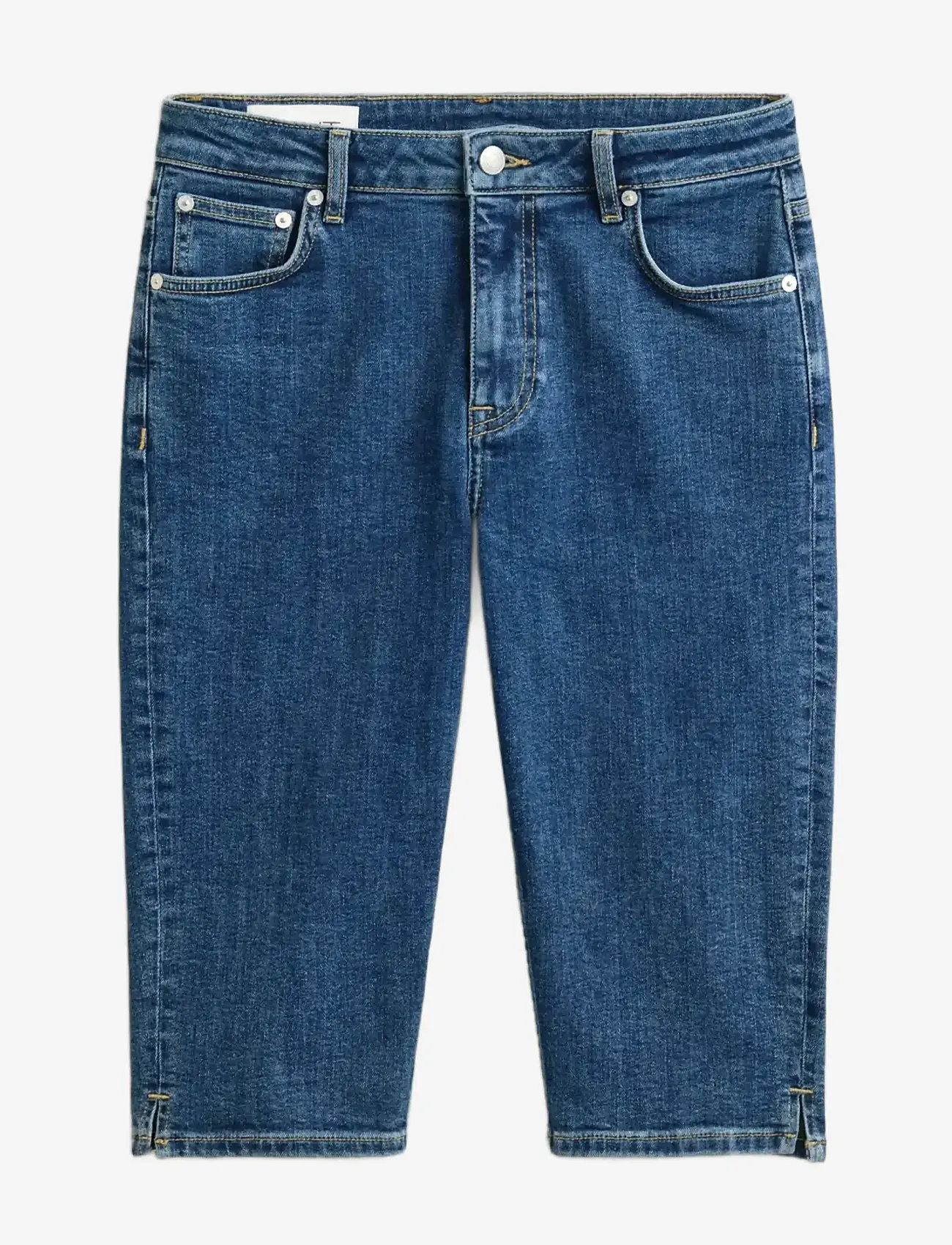 Gant - DENIM CAPRI - capri bukser - mid blue - 1