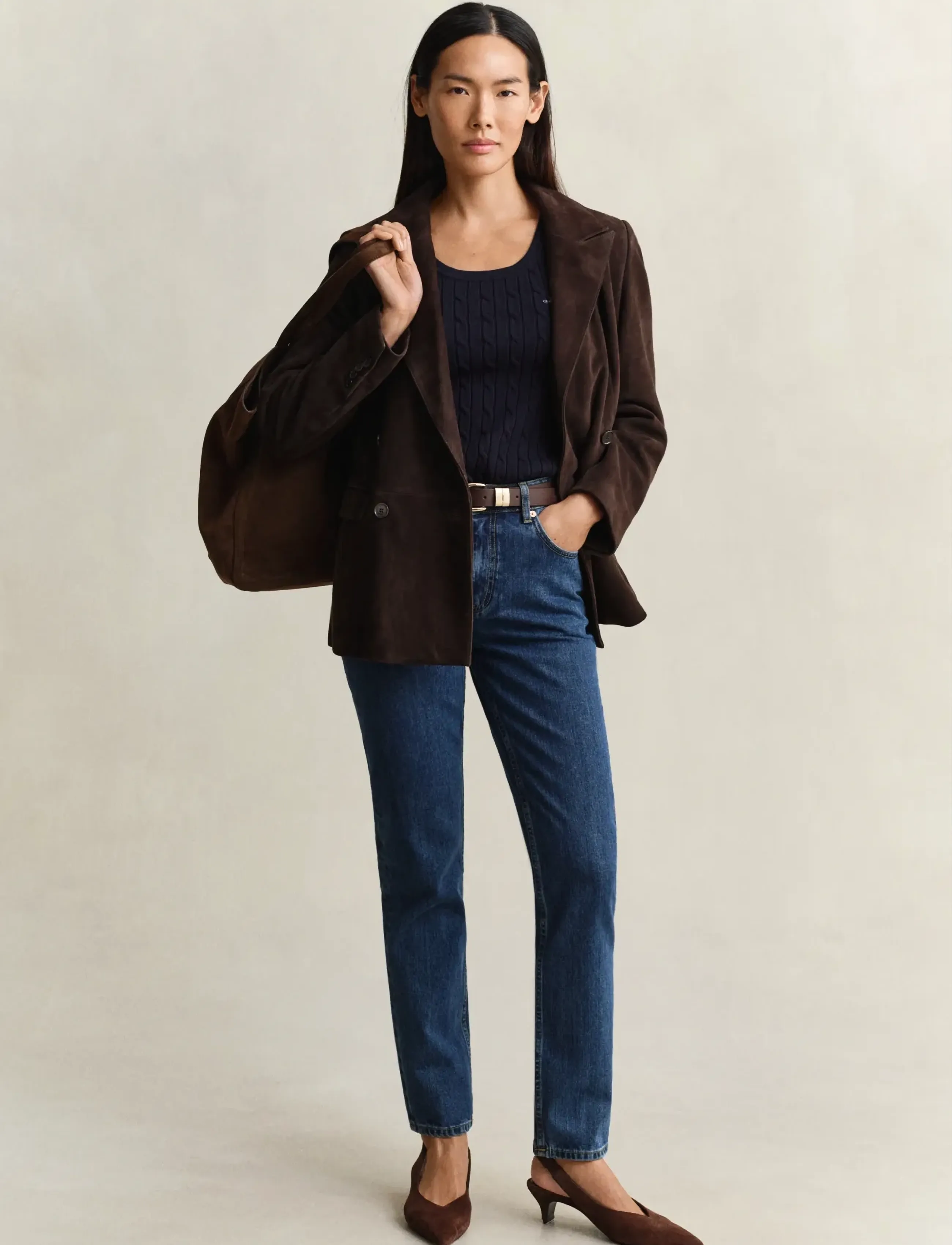 GANT SLIM JEANS - Teksad - MID BLUE / blue