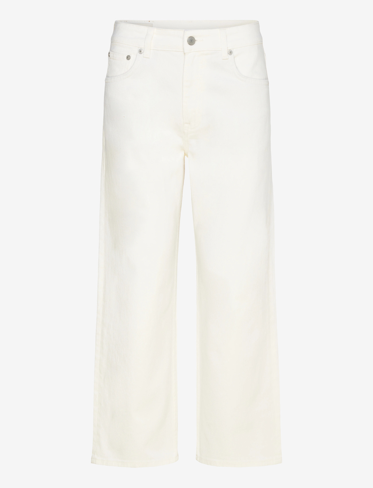 Gant - CROPPED RELAXED JEANS - brede jeans - eggshell - 1