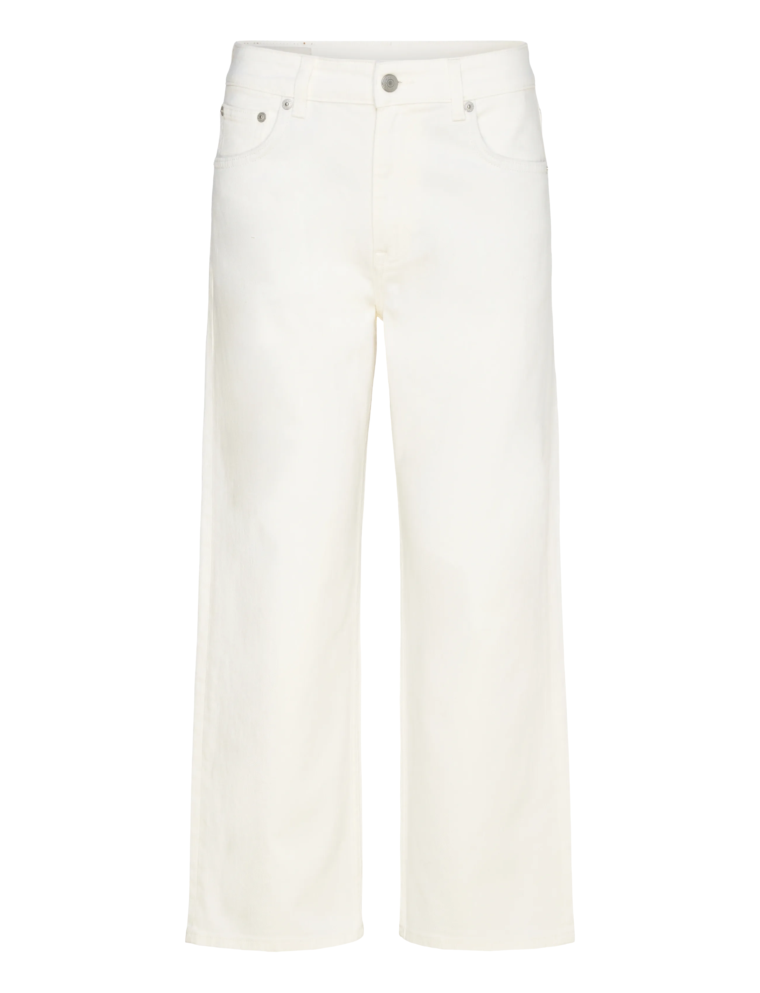 GANT CROPPED RELAXED JEANS - Laia säärega teksad - EGGSHELL / cream
