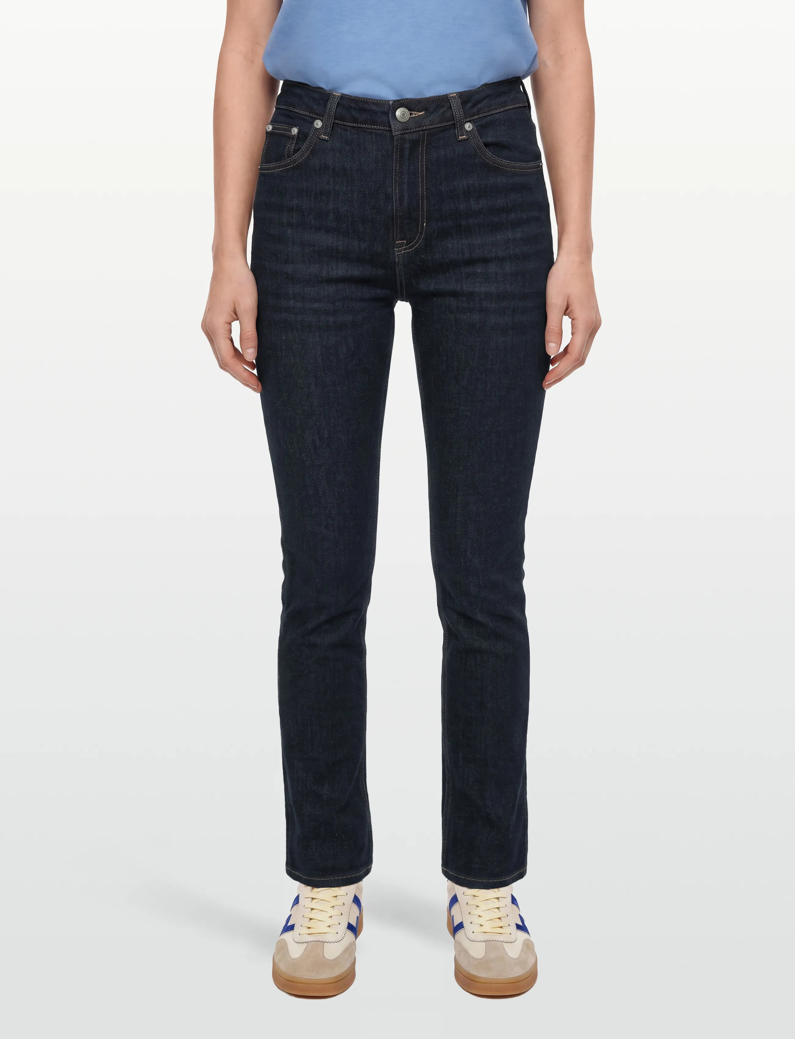 Gant - Straight Cropped Jeans - raka jeans - dark blue worn in - 3
