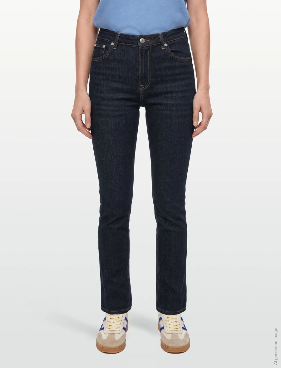Gant - Straight Cropped Jeans - raka jeans - dark blue worn in - 3