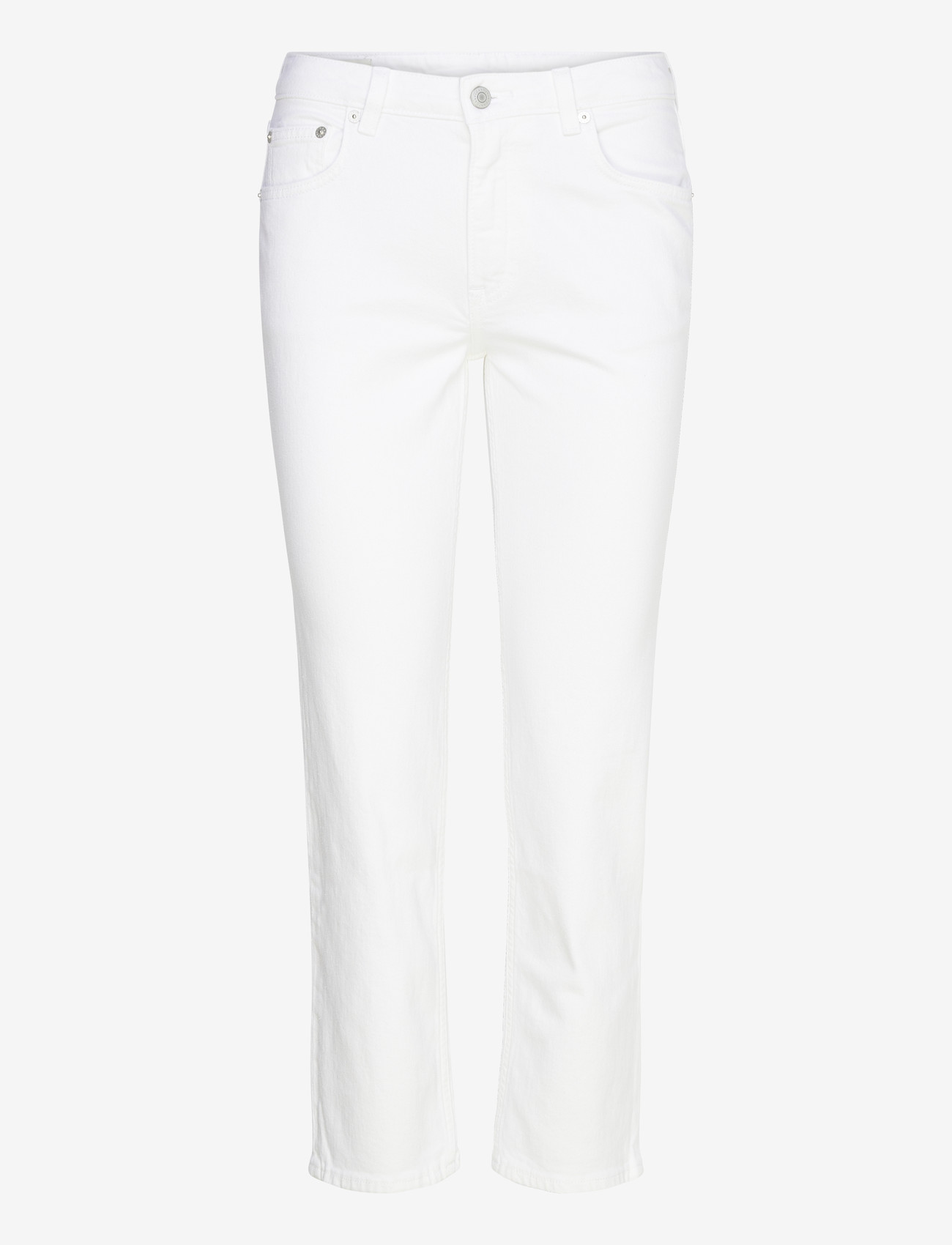 GANT - CROPPED STRAIGHT STRETCH JEANS - straight jeans - eggshell - 0
