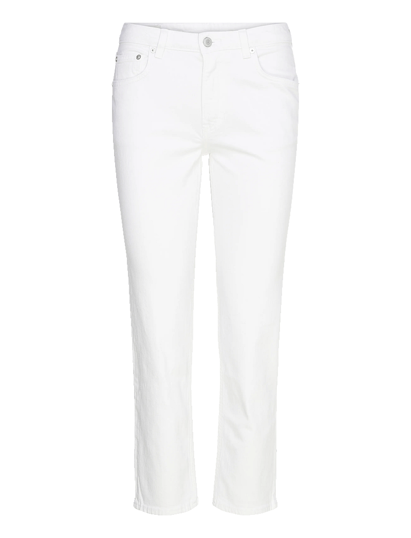GANT - CROPPED STRAIGHT STRETCH JEANS - straight jeans - eggshell - 0