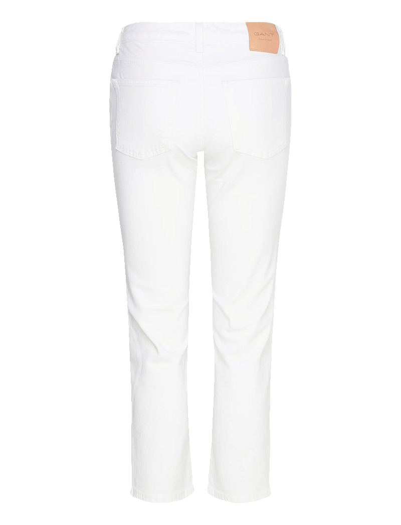 GANT - CROPPED STRAIGHT STRETCH JEANS - straight jeans - eggshell - 1
